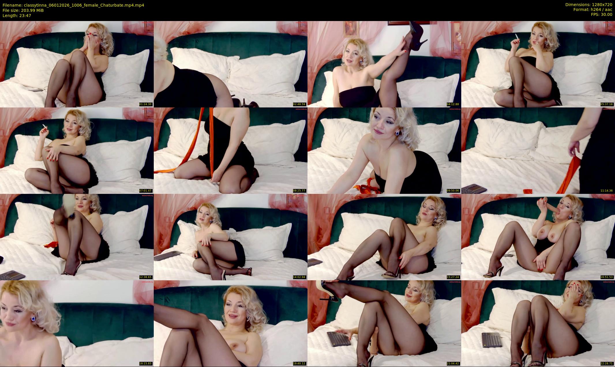 classytinna — 24 minute Chaturbate female cam show recording, 720p, Jan 6, 2026