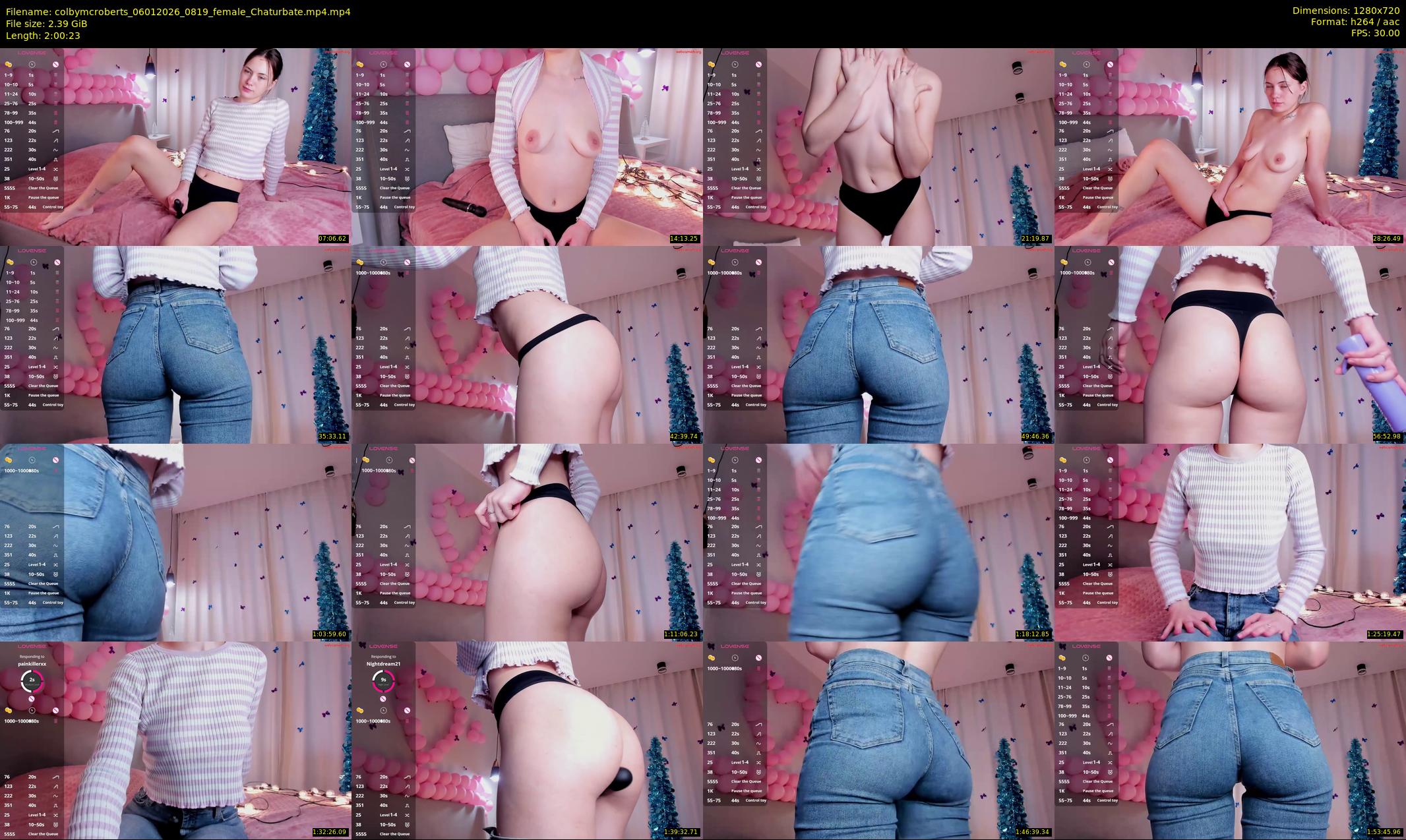colbymcroberts — 121 minute Chaturbate female cam show recording, 720p, Jan 6, 2026