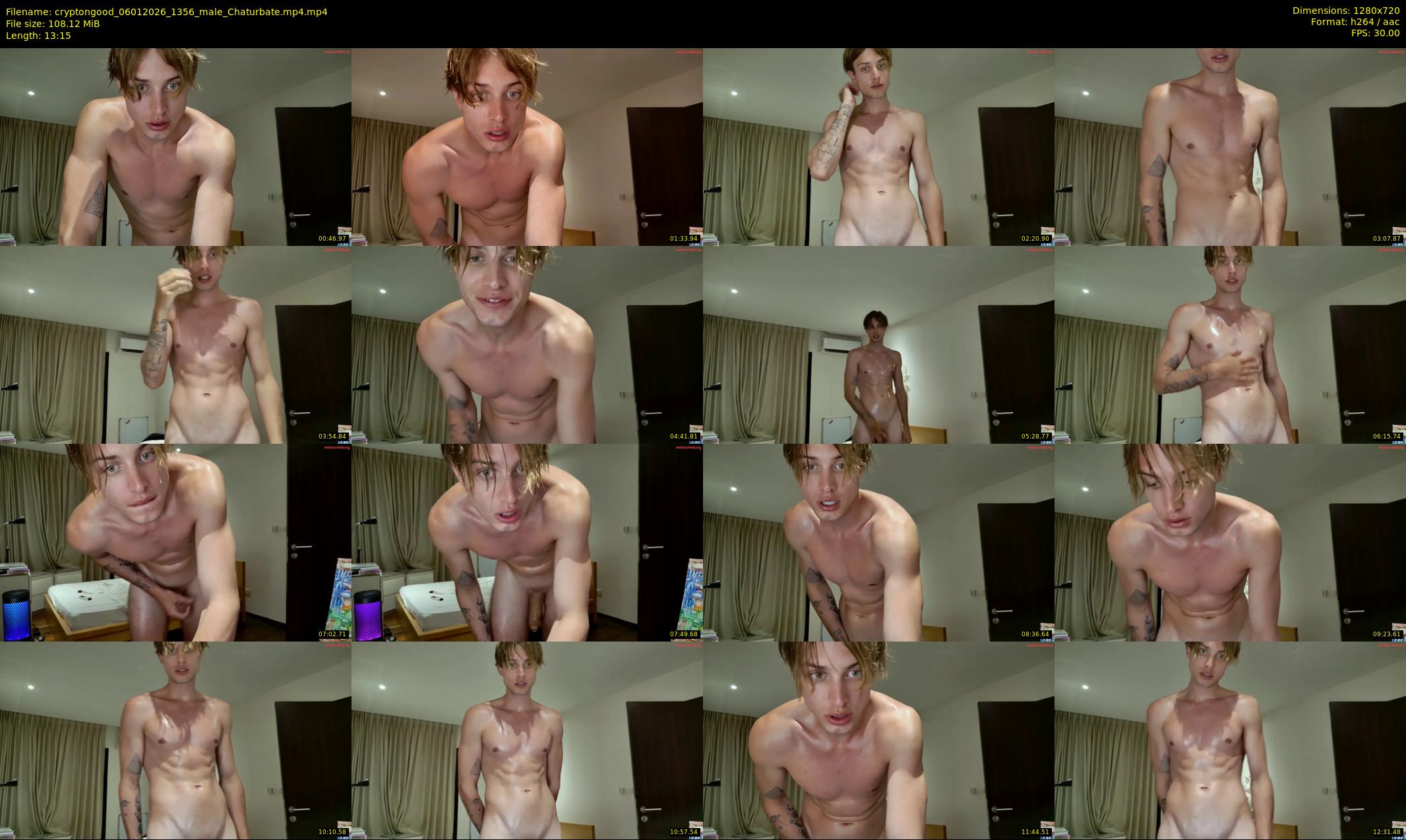 cryptongood — 14 minute Chaturbate male cam show recording, 720p, Jan 6, 2026