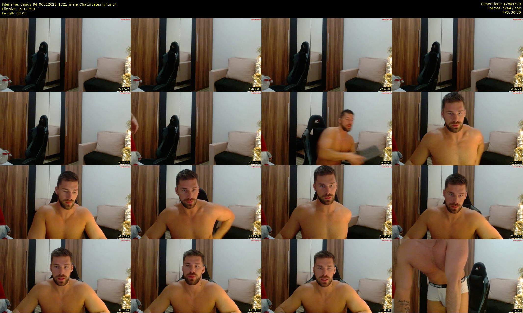 darius_94 — 2 minute Chaturbate male cam show recording, 720p, Jan 6, 2026