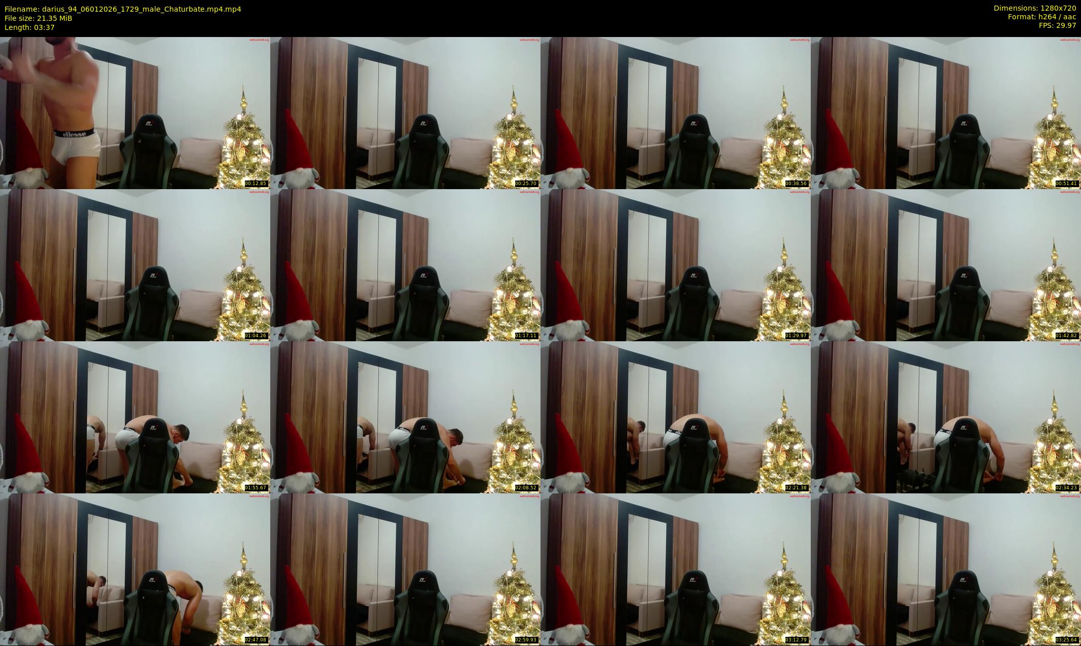 darius_94 — 4 minute Chaturbate male cam show recording, 720p, Jan 6, 2026
