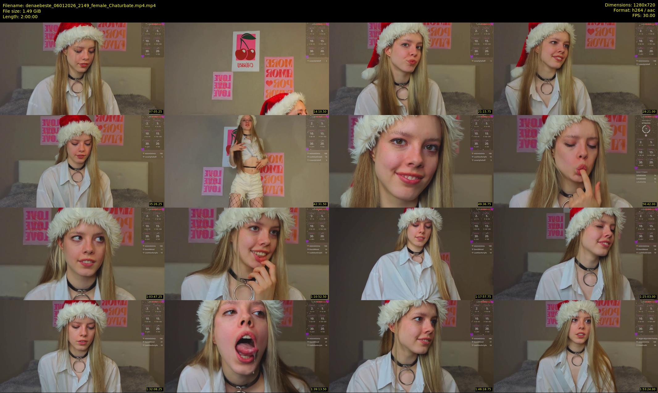 denaebeste — 120 minute Chaturbate female cam show recording, 720p, Jan 6, 2026