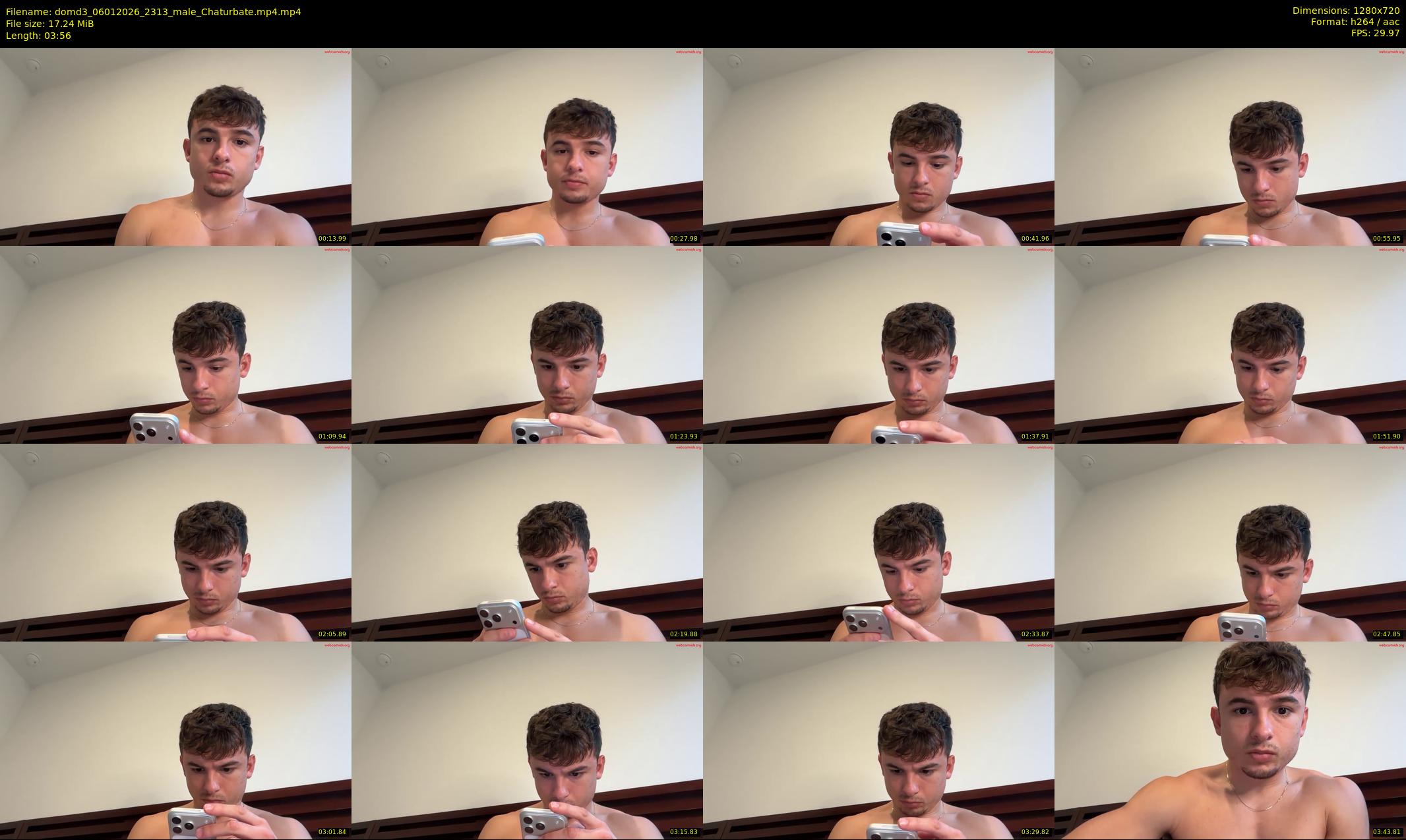 domd3 — 4 minute Chaturbate male cam show recording, 720p, Jan 6, 2026