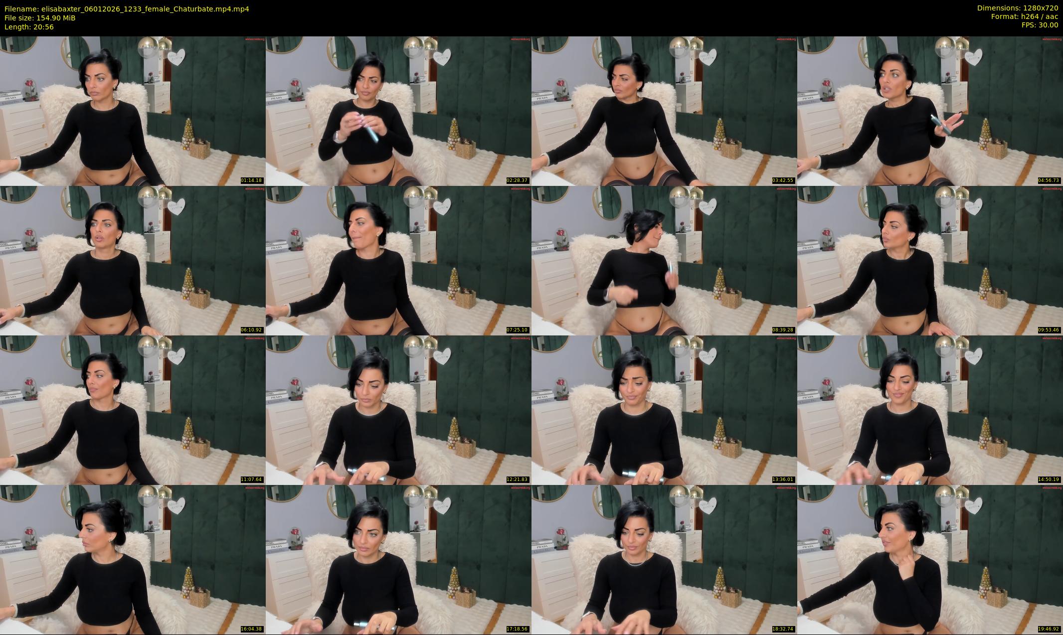 elisabaxter — 21 minute Chaturbate female cam show recording, 720p, Jan 6, 2026