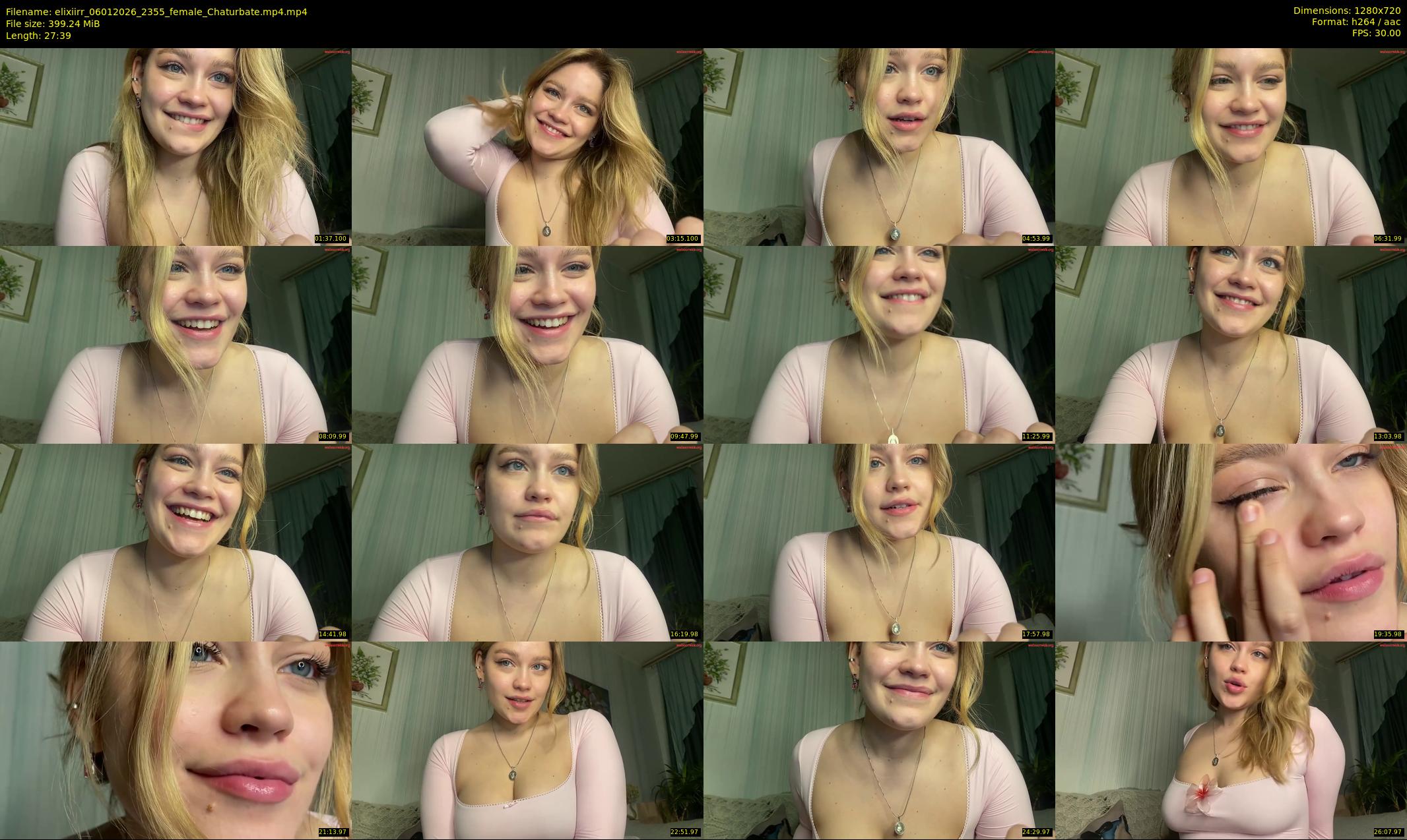 elixiirr — 28 minute Chaturbate female cam show recording, 720p, Jan 6, 2026