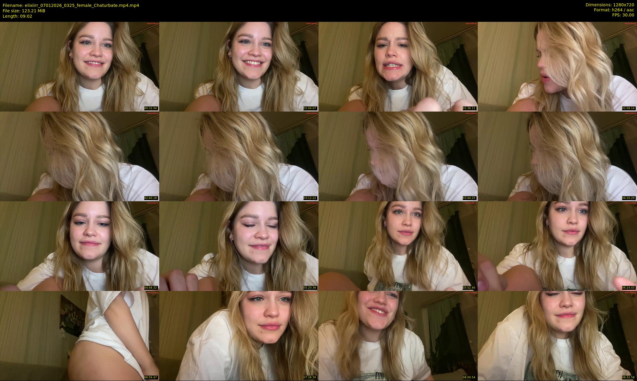 elixiirr — 10 minute Chaturbate female cam show recording, 720p, Jan 7, 2026