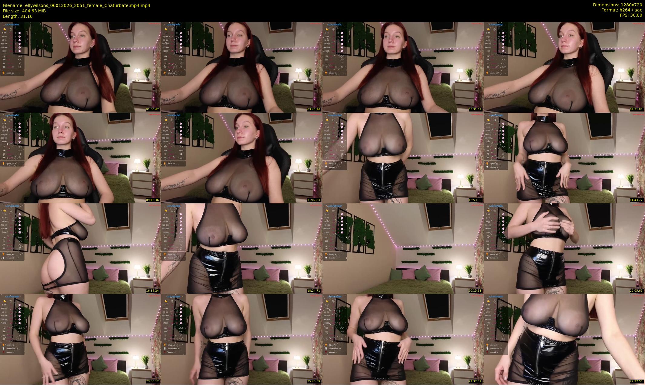 ellywilsons — 32 minute Chaturbate female cam show recording, 720p, Jan 6, 2026