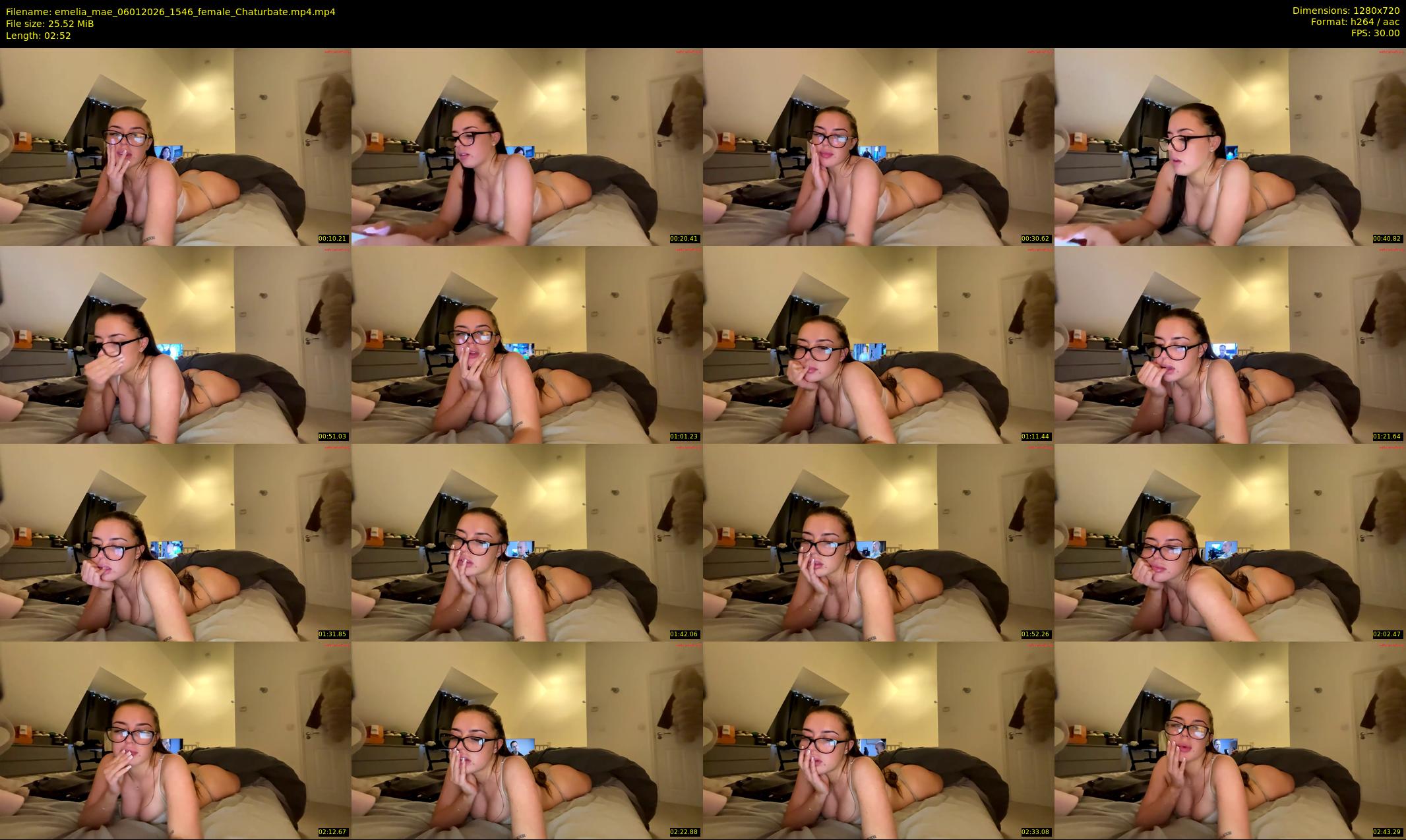 emelia_mae — 3 minute Chaturbate female cam show recording, 720p, Jan 6, 2026