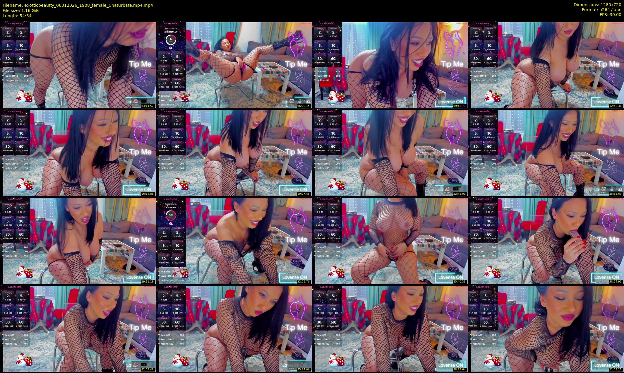 exotticbeautty — 55 minute Chaturbate female cam show recording, 720p, Jan 6, 2026