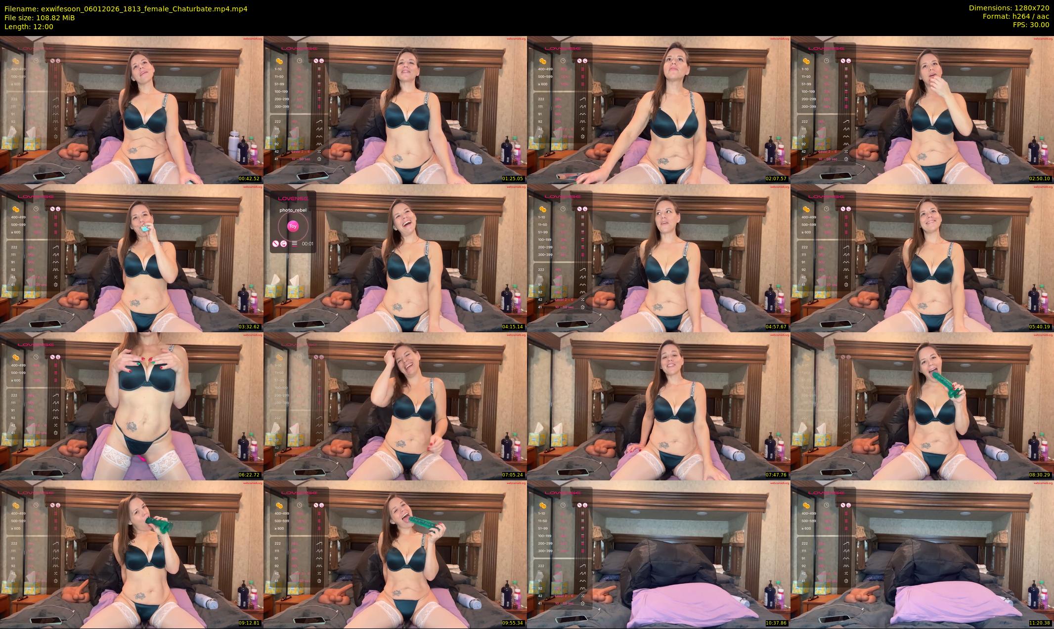 exwifesoon — 12 minute Chaturbate couple cam show recording, 720p, Jan 6, 2026
