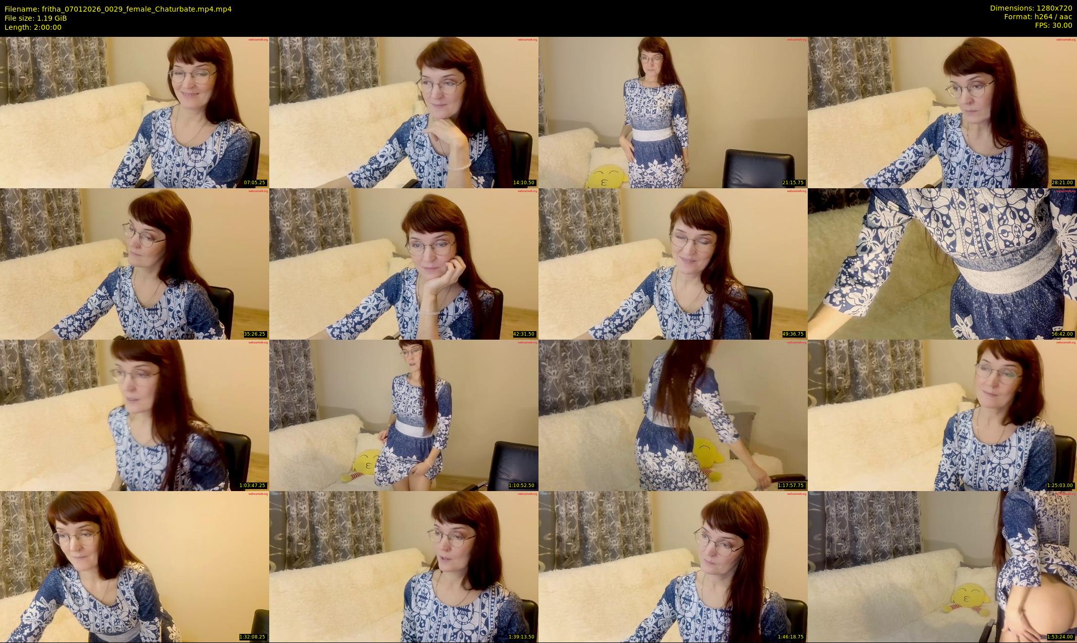 fritha — 120 minute Chaturbate female cam show recording, 720p, Jan 7, 2026