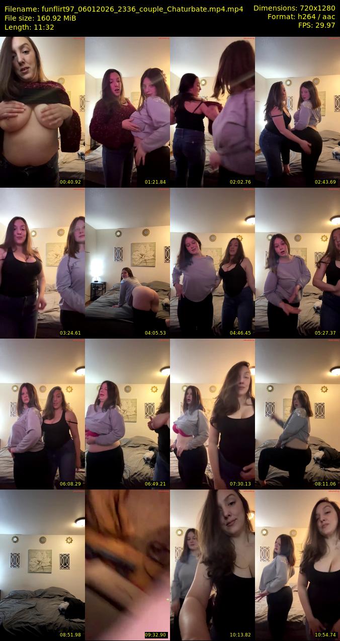 funflirt97 — 12 minute Chaturbate female cam show recording, 1080p, Jan 6, 2026