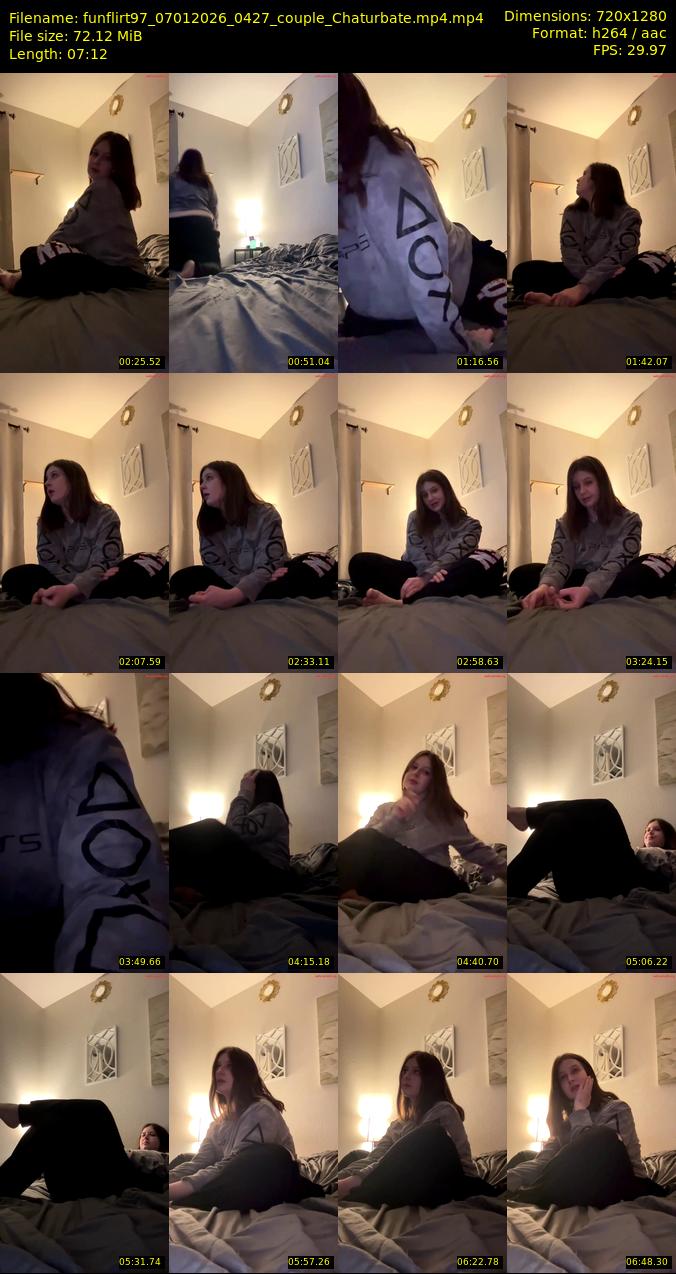 funflirt97 — 8 minute Chaturbate female cam show recording, 1080p, Jan 7, 2026
