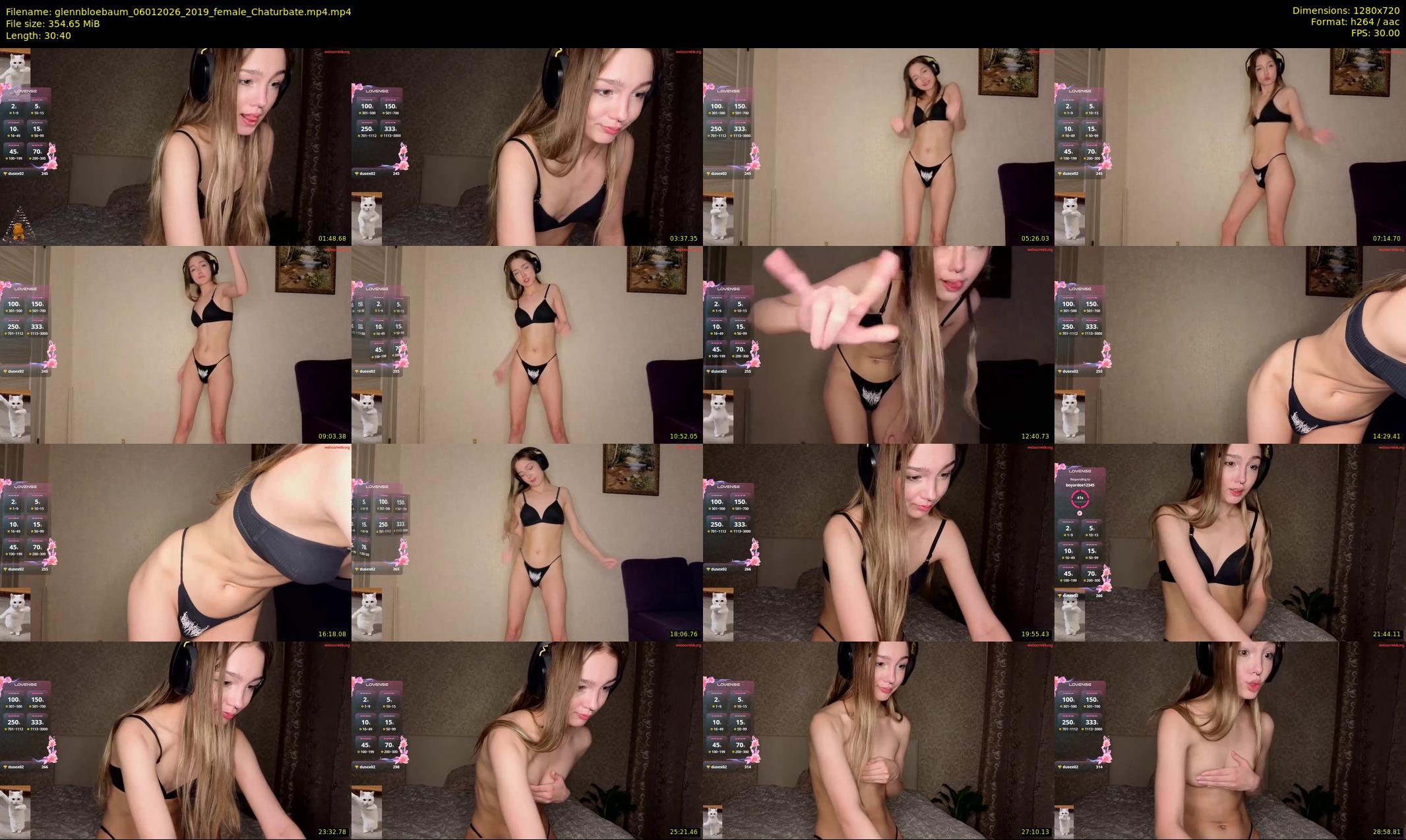 glennbloebaum — 31 minute Chaturbate female cam show recording, 720p, Jan 6, 2026