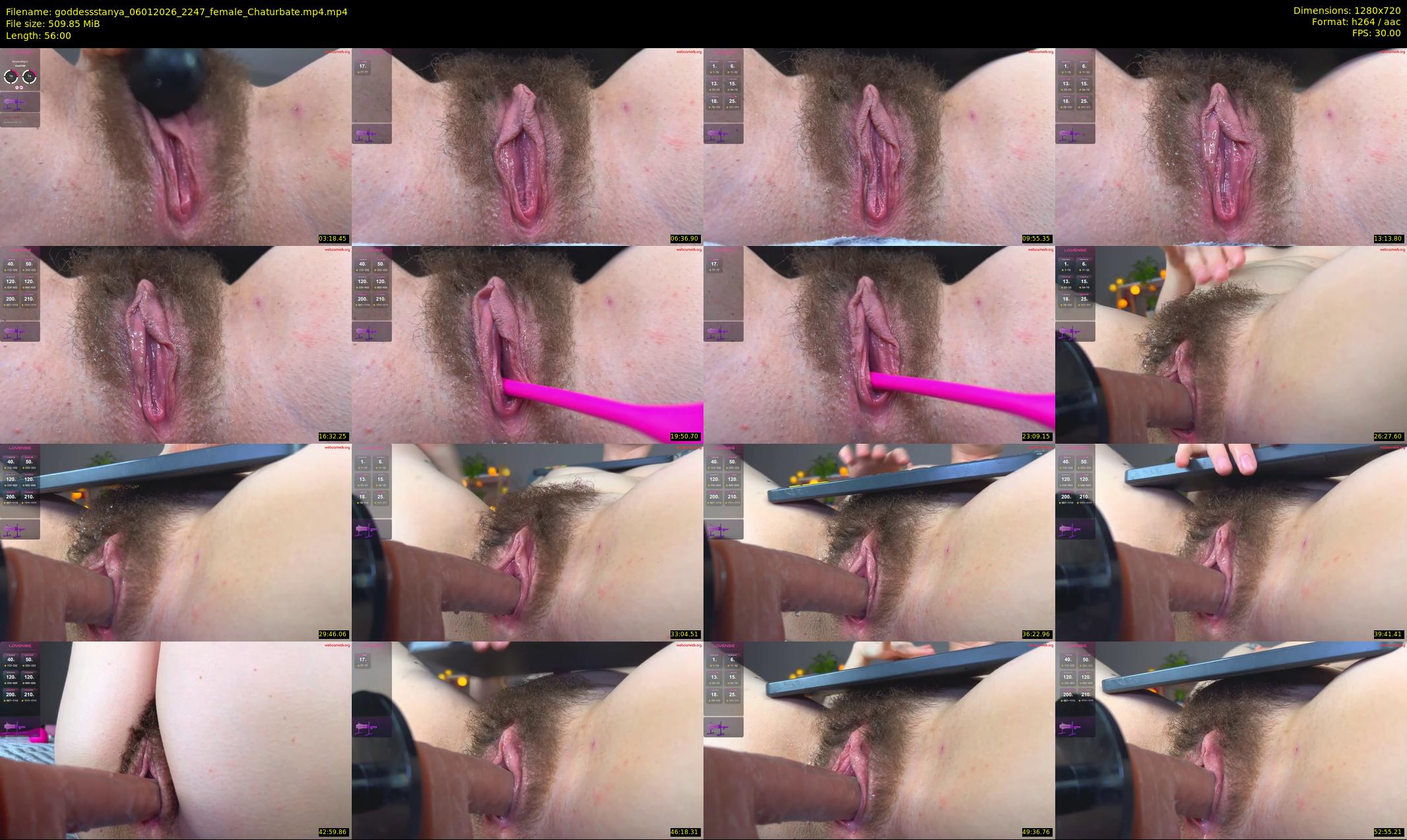 goddessstanya — 56 minute Chaturbate female cam show recording, 720p, Jan 6, 2026