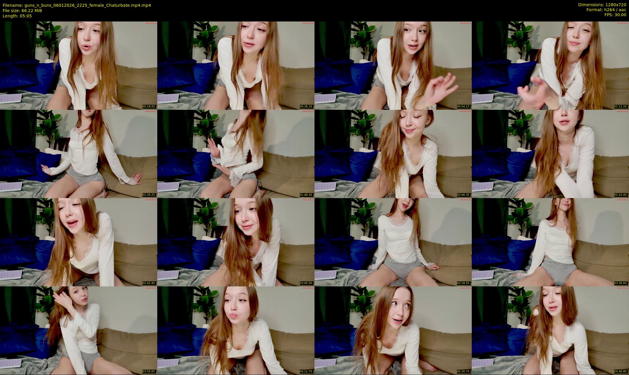 guns_n_buns — 6 minute Chaturbate female cam show recording, 720p, Jan 6, 2026