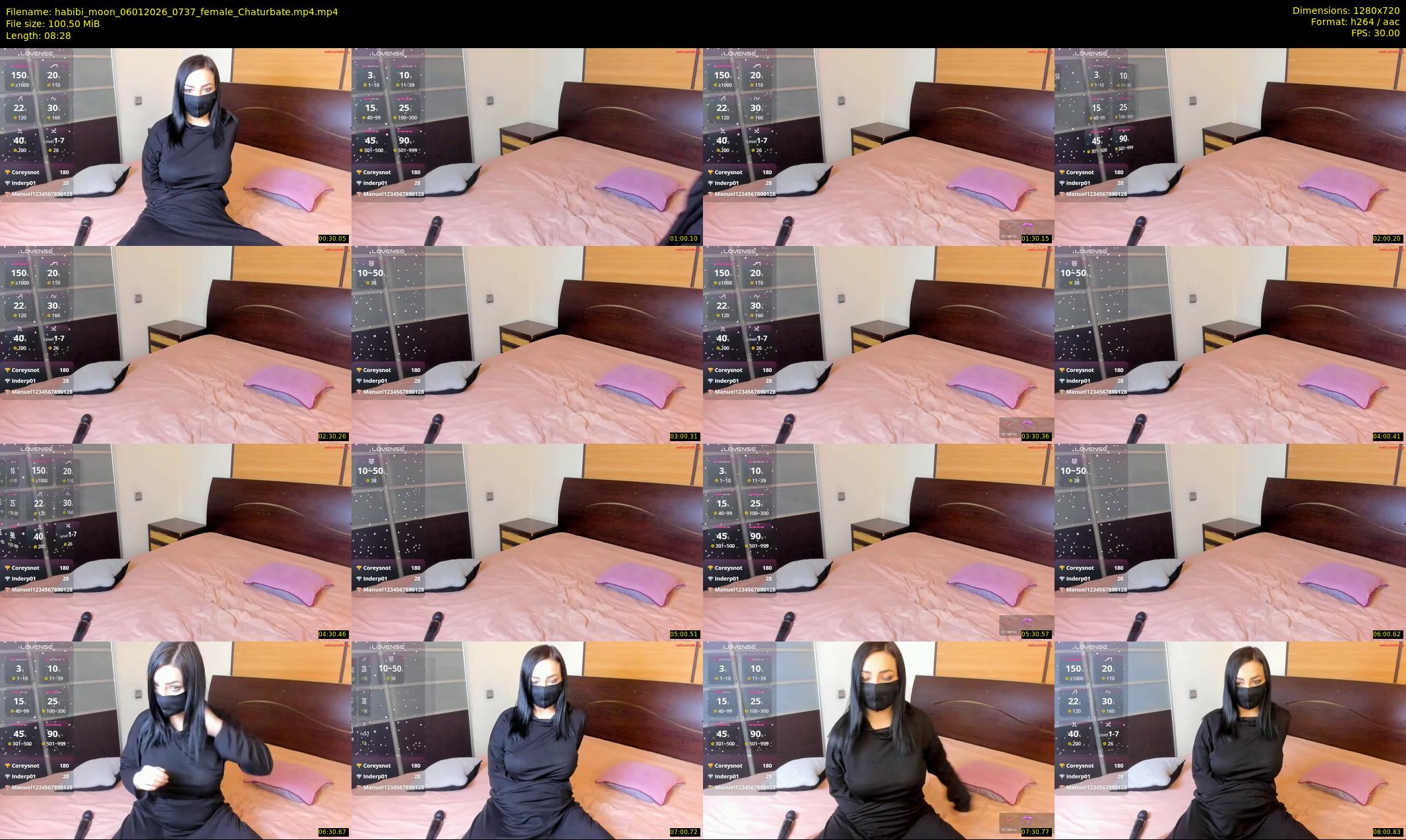 habibi_moon — 9 minute Chaturbate female cam show recording, 720p, Jan 6, 2026