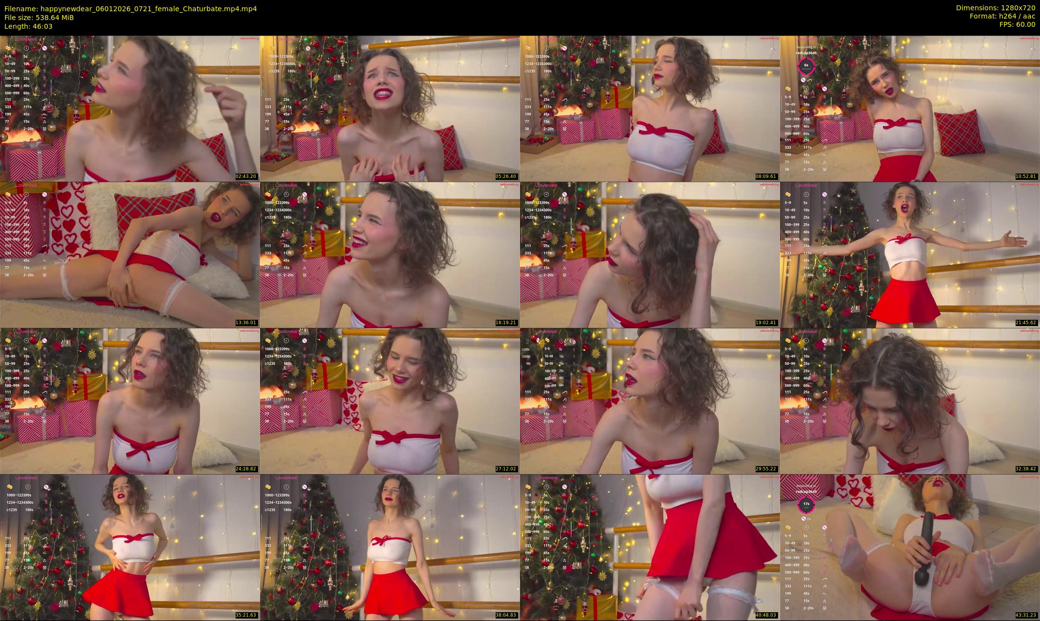 happynewdear — 47 minute Chaturbate female cam show recording, 720p, Jan 6, 2026