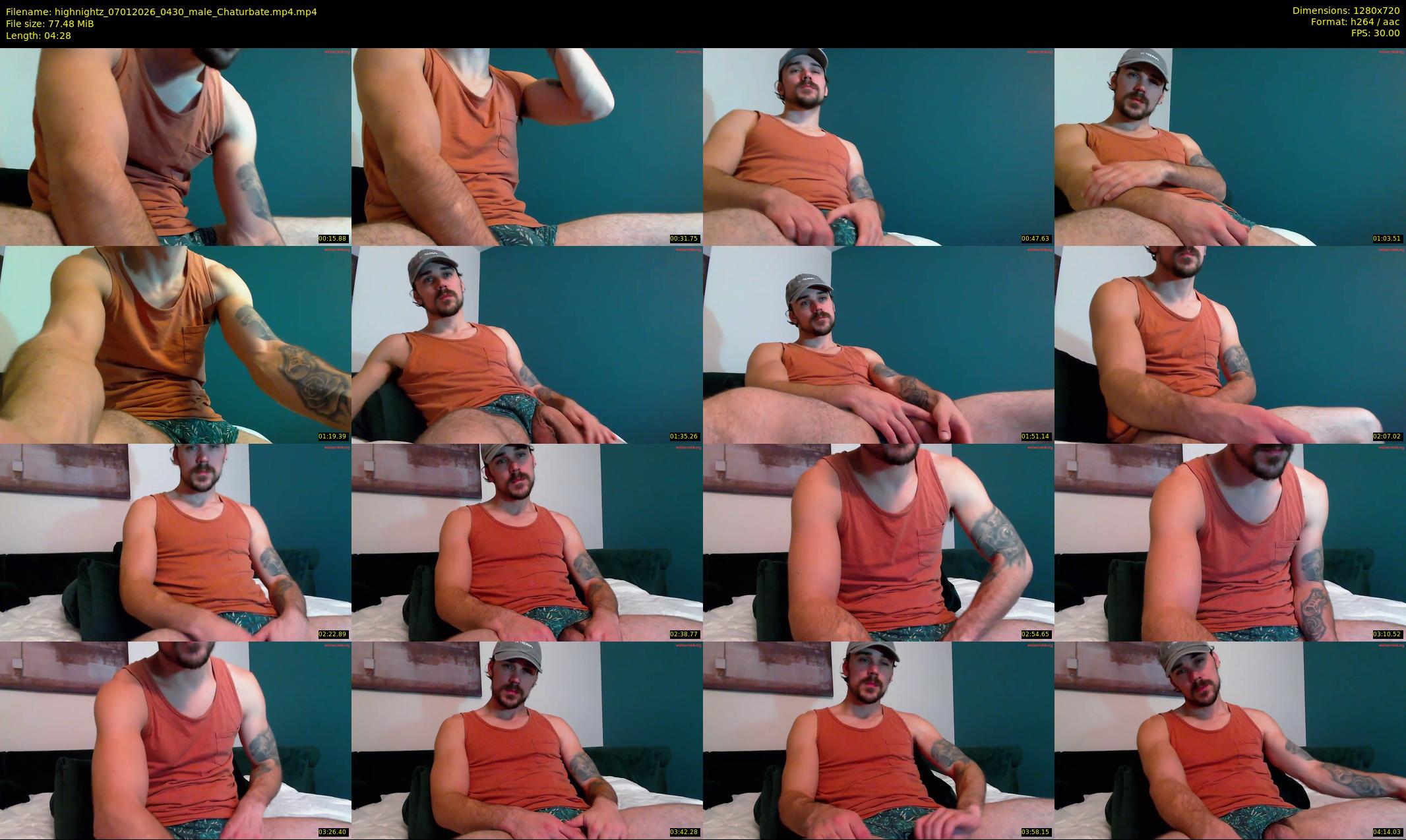 highnightz — 5 minute Chaturbate male cam show recording, 720p, Jan 7, 2026