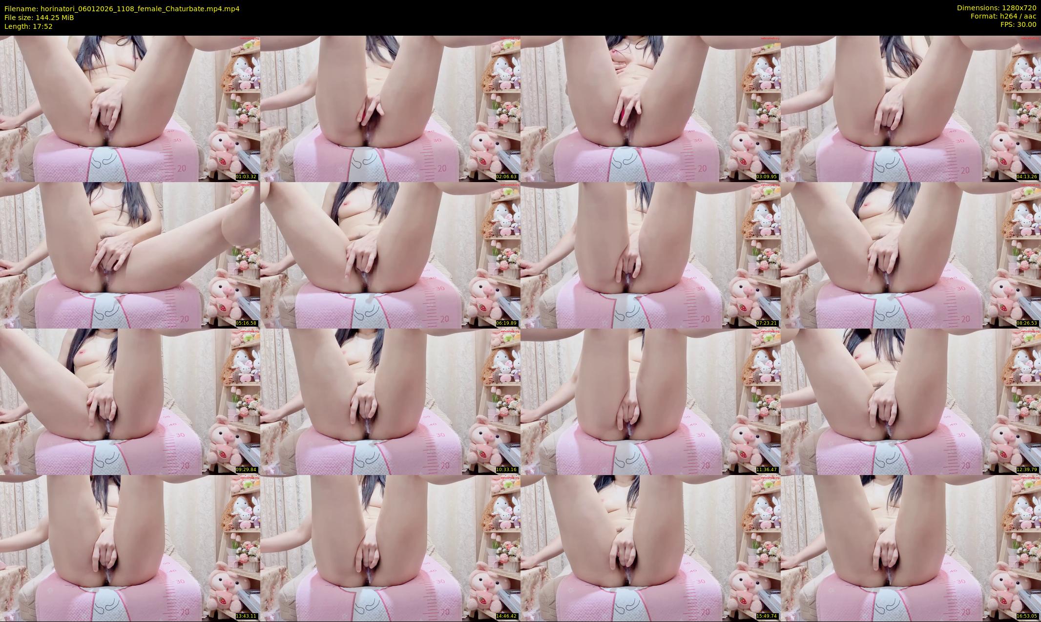 horinatori — 18 minute Chaturbate female cam show recording, 720p, Jan 6, 2026