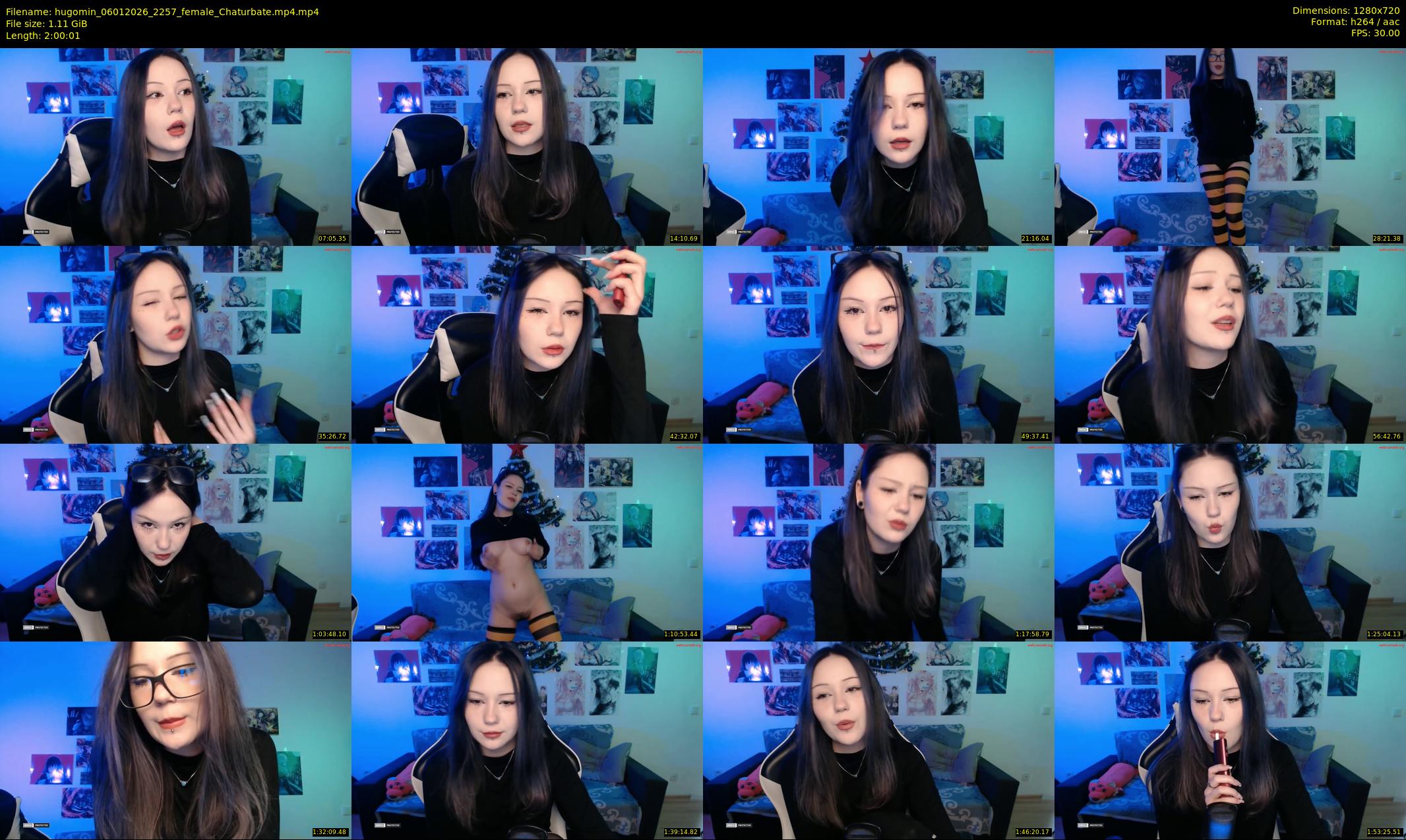 hugomin — 121 minute Chaturbate female cam show recording, 720p, Jan 6, 2026