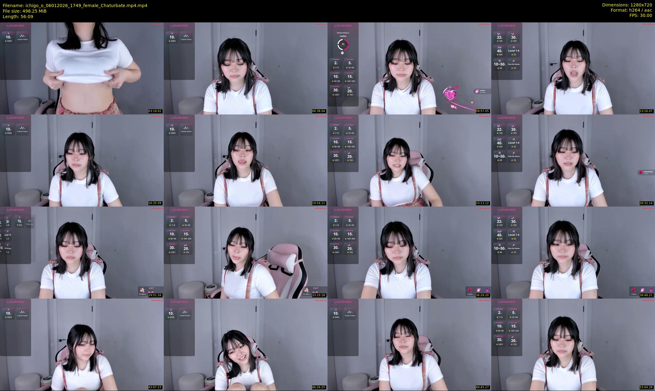 ichigo_o — 57 minute Chaturbate female cam show recording, 720p, Jan 6, 2026