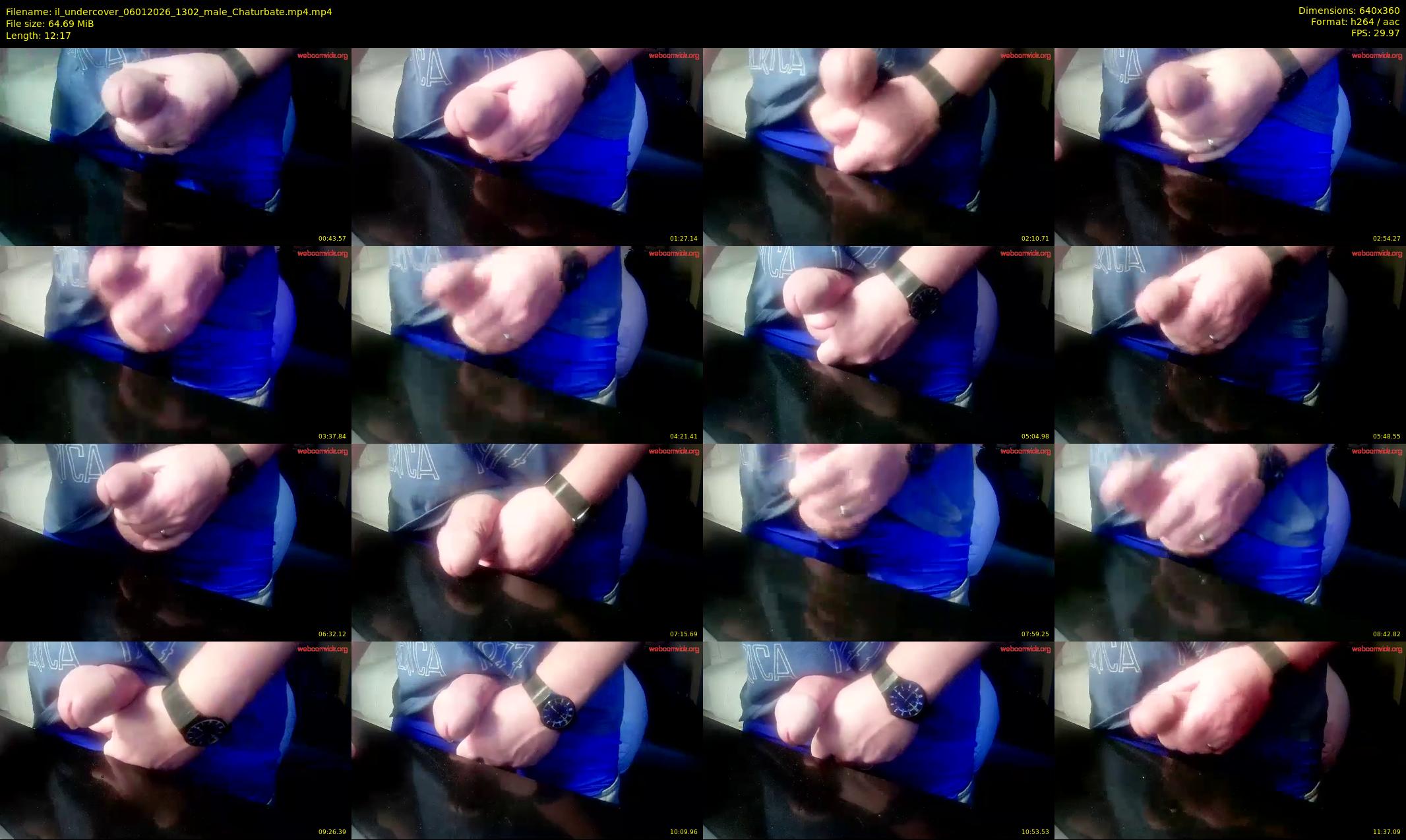 il_undercover — 13 minute Chaturbate male cam show recording, 360p, Jan 6, 2026