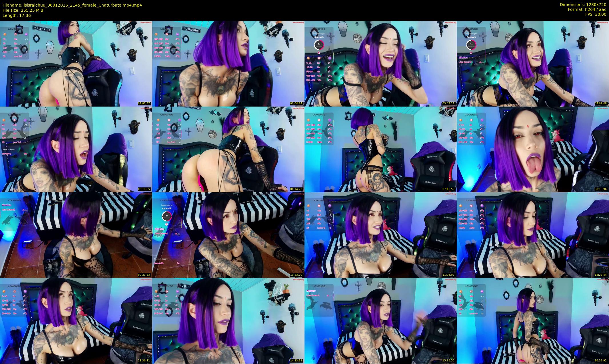 isisraichuu — 18 minute Chaturbate female cam show recording, 720p, Jan 6, 2026