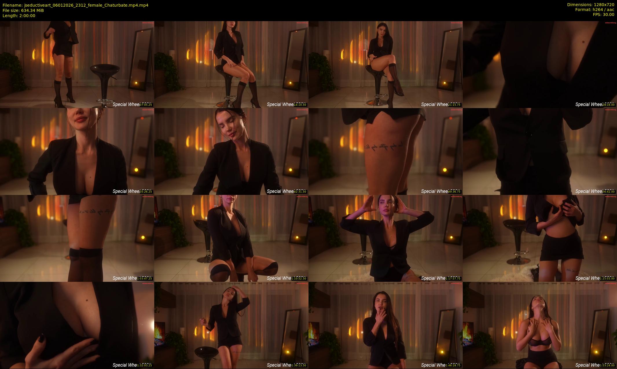 jseductiveart — 120 minute Chaturbate female cam show recording, 720p, Jan 6, 2026