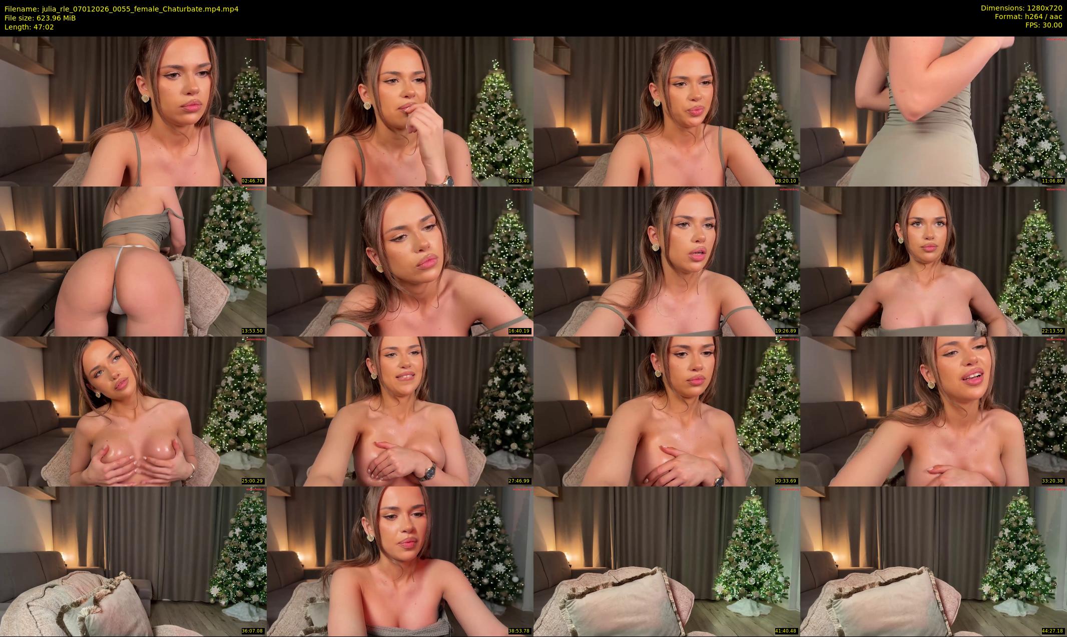 julia_rle — 48 minute Chaturbate female cam show recording, 720p, Jan 7, 2026