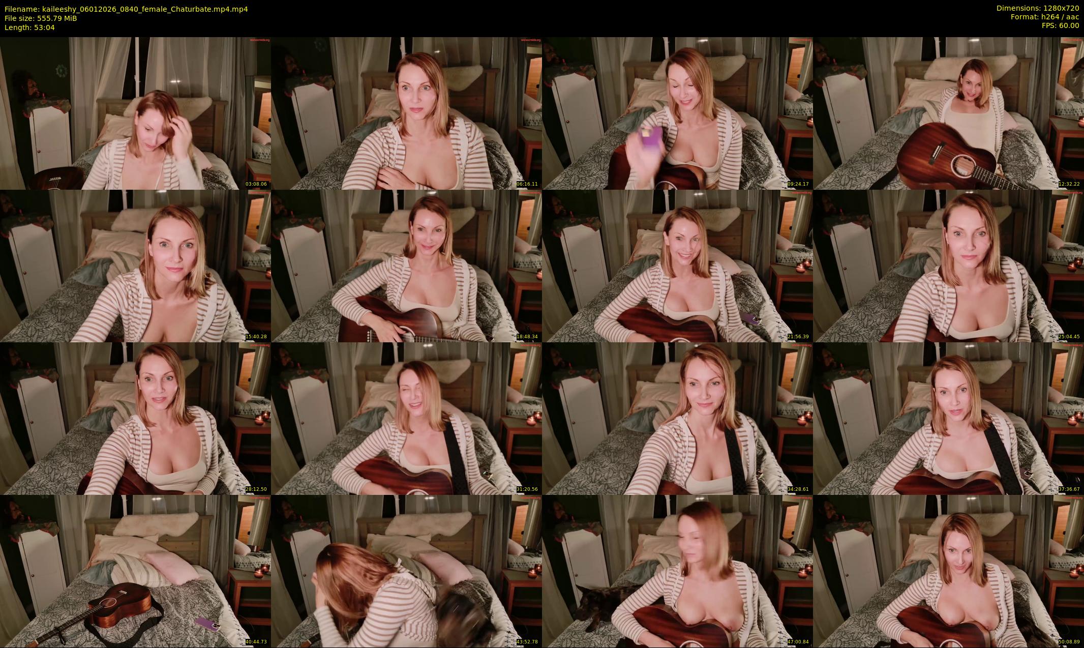 kaileeshy — 54 minute Chaturbate female cam show recording, 720p, Jan 6, 2026