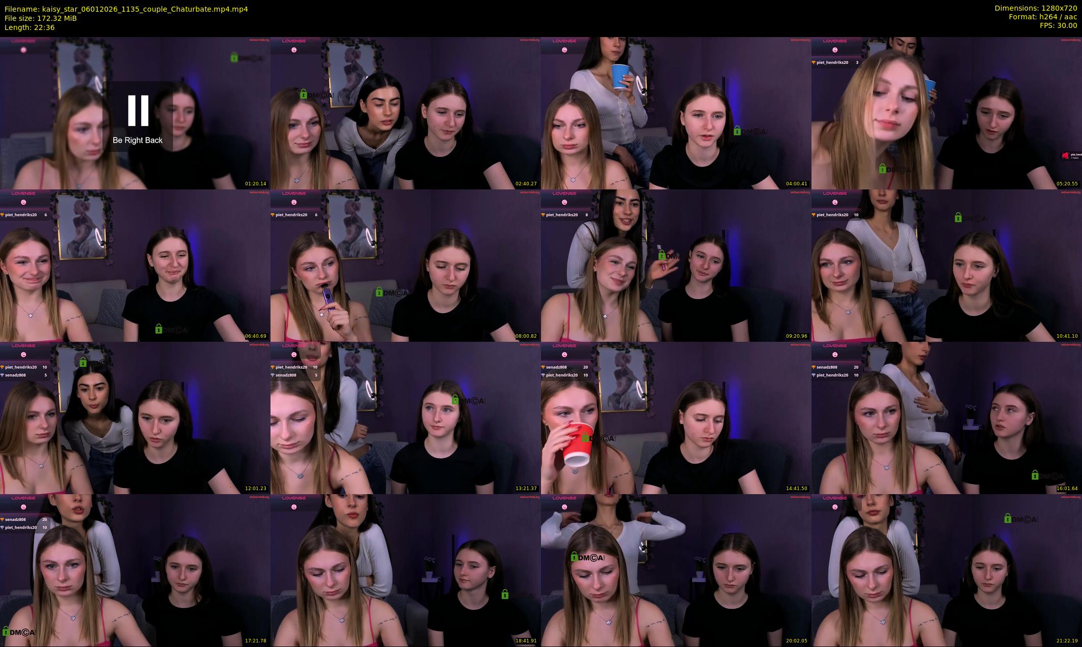 kaisy_star — 23 minute Chaturbate female cam show recording, 720p, Jan 6, 2026