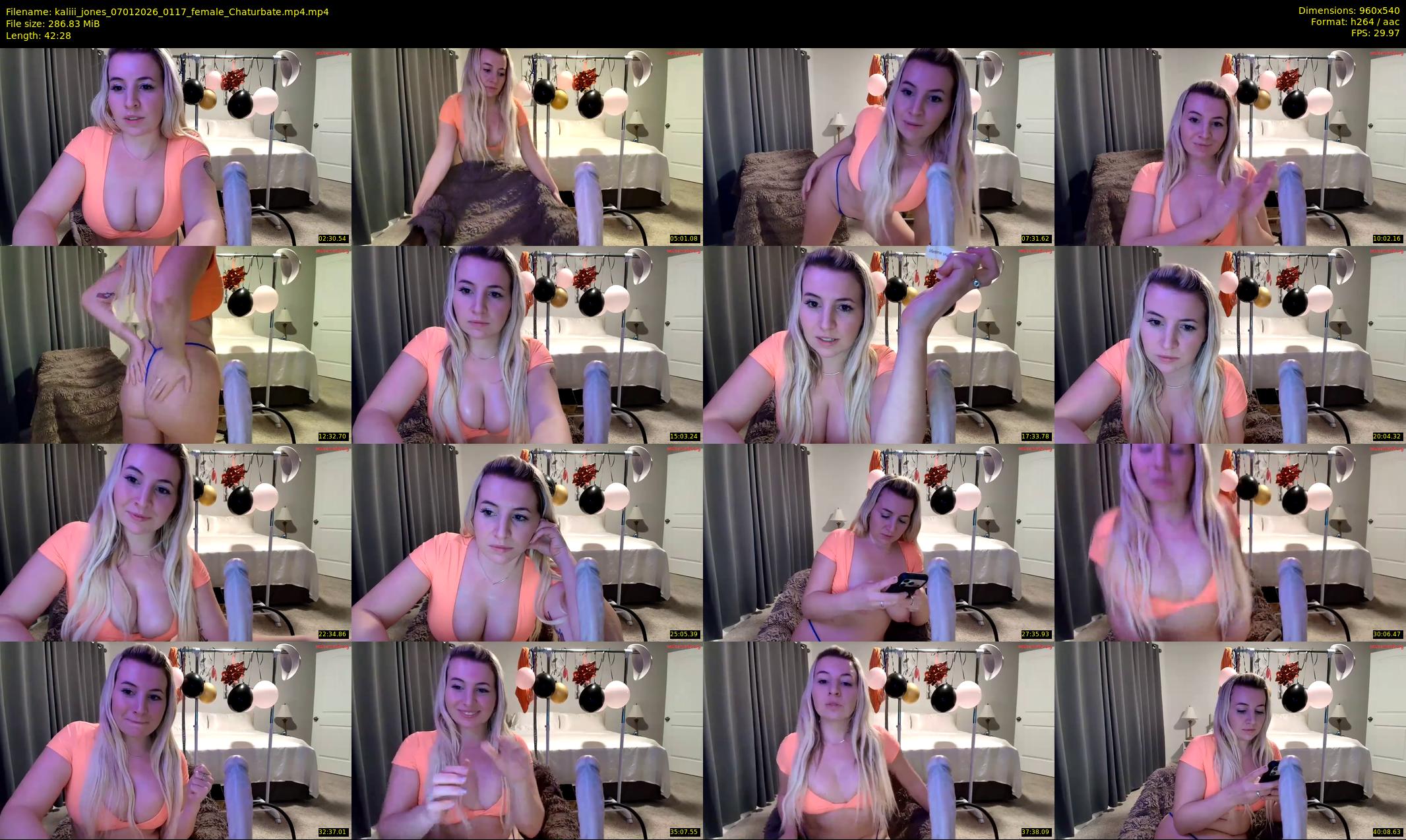 kaliii_jones — 43 minute Chaturbate female cam show recording, 480p, Jan 7, 2026