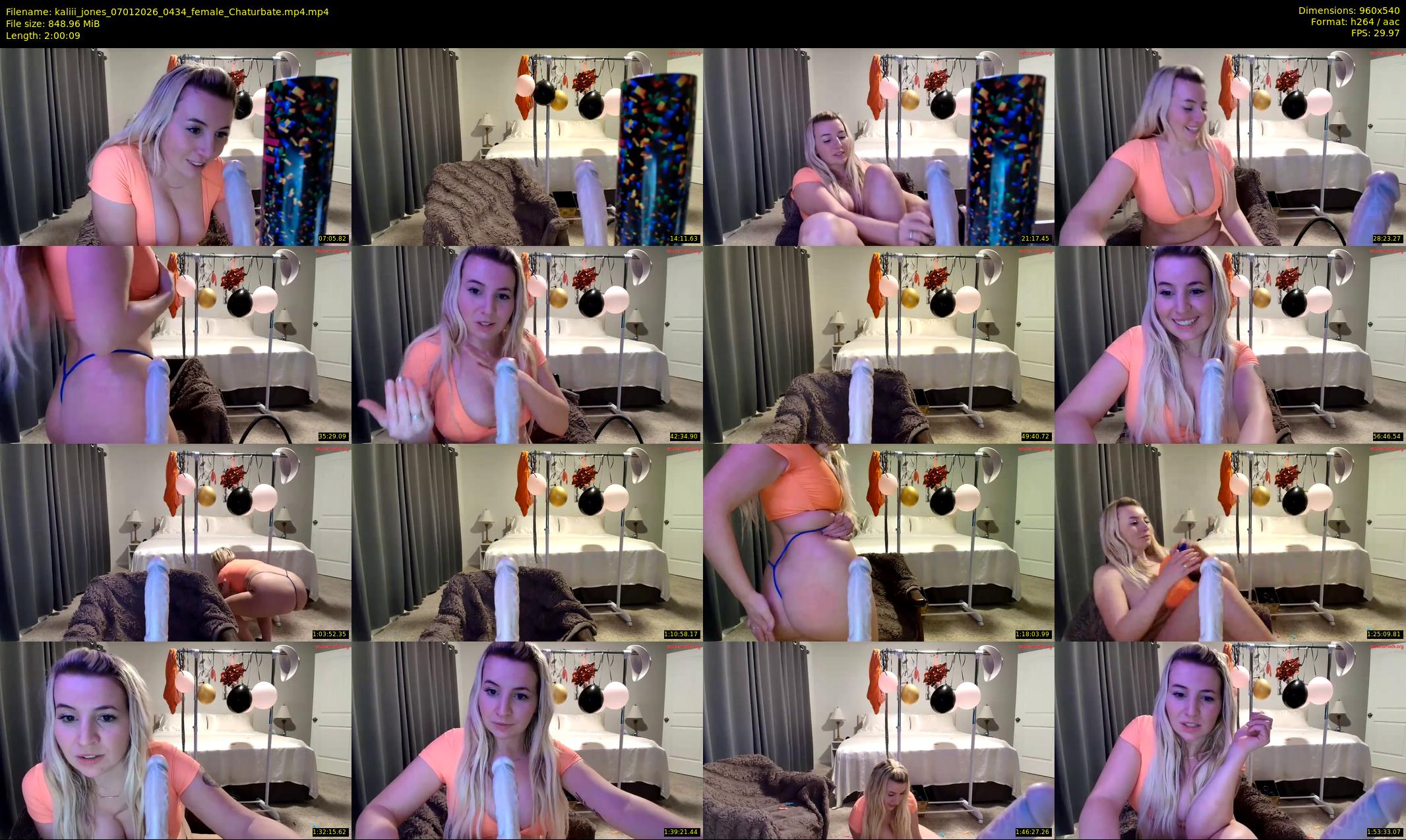 kaliii_jones — 121 minute Chaturbate female cam show recording, 480p, Jan 7, 2026