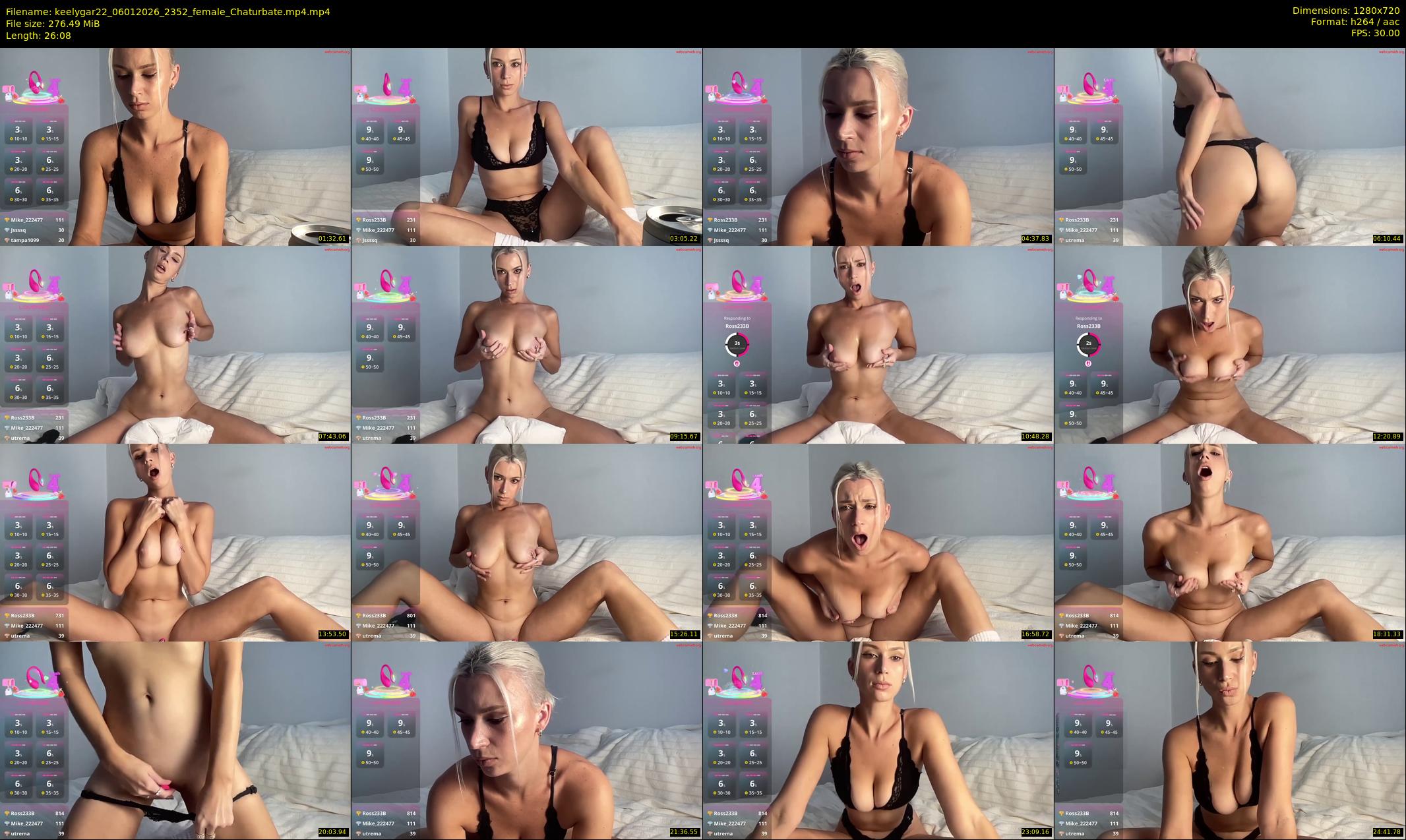 keelygar22 — 27 minute Chaturbate female cam show recording, 720p, Jan 6, 2026