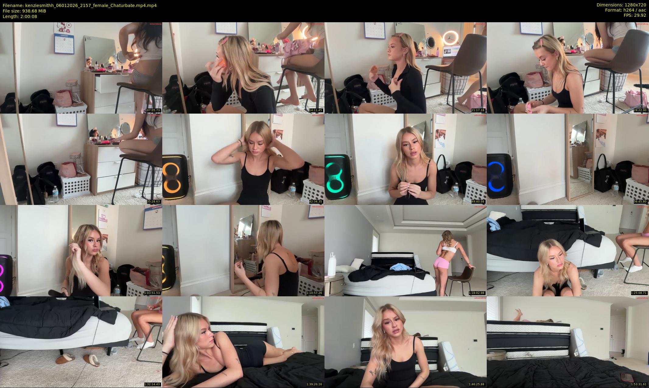 kenziesmithh — 121 minute Chaturbate female cam show recording, 720p, Jan 6, 2026