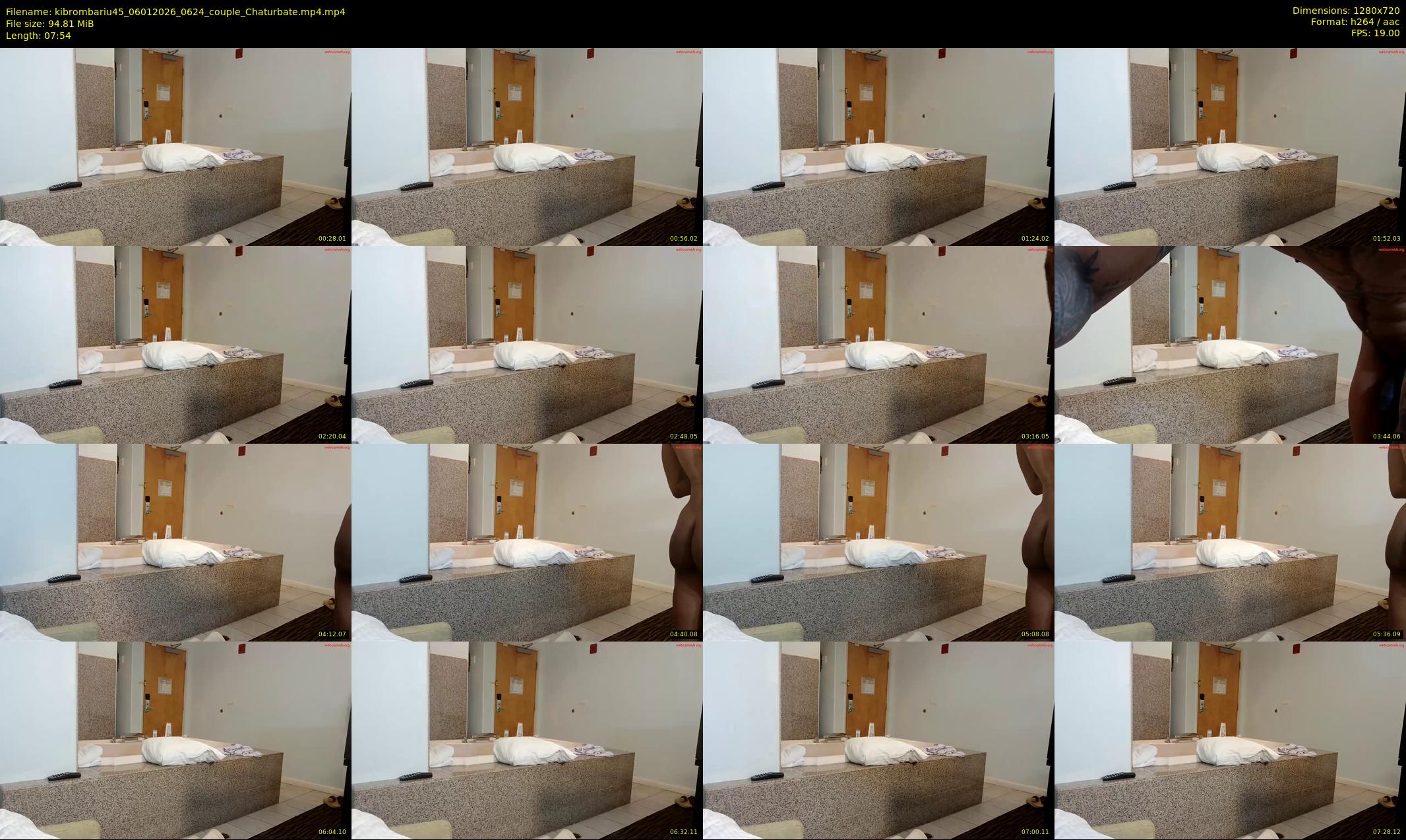 kibrombariu45 — 8 minute Chaturbate couple cam show recording, 720p, Jan 6, 2026