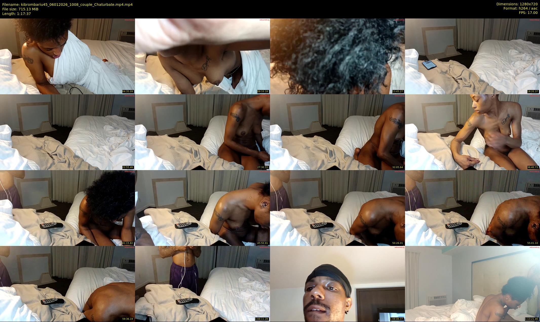 kibrombariu45 — 78 minute Chaturbate couple cam show recording, 720p, Jan 6, 2026
