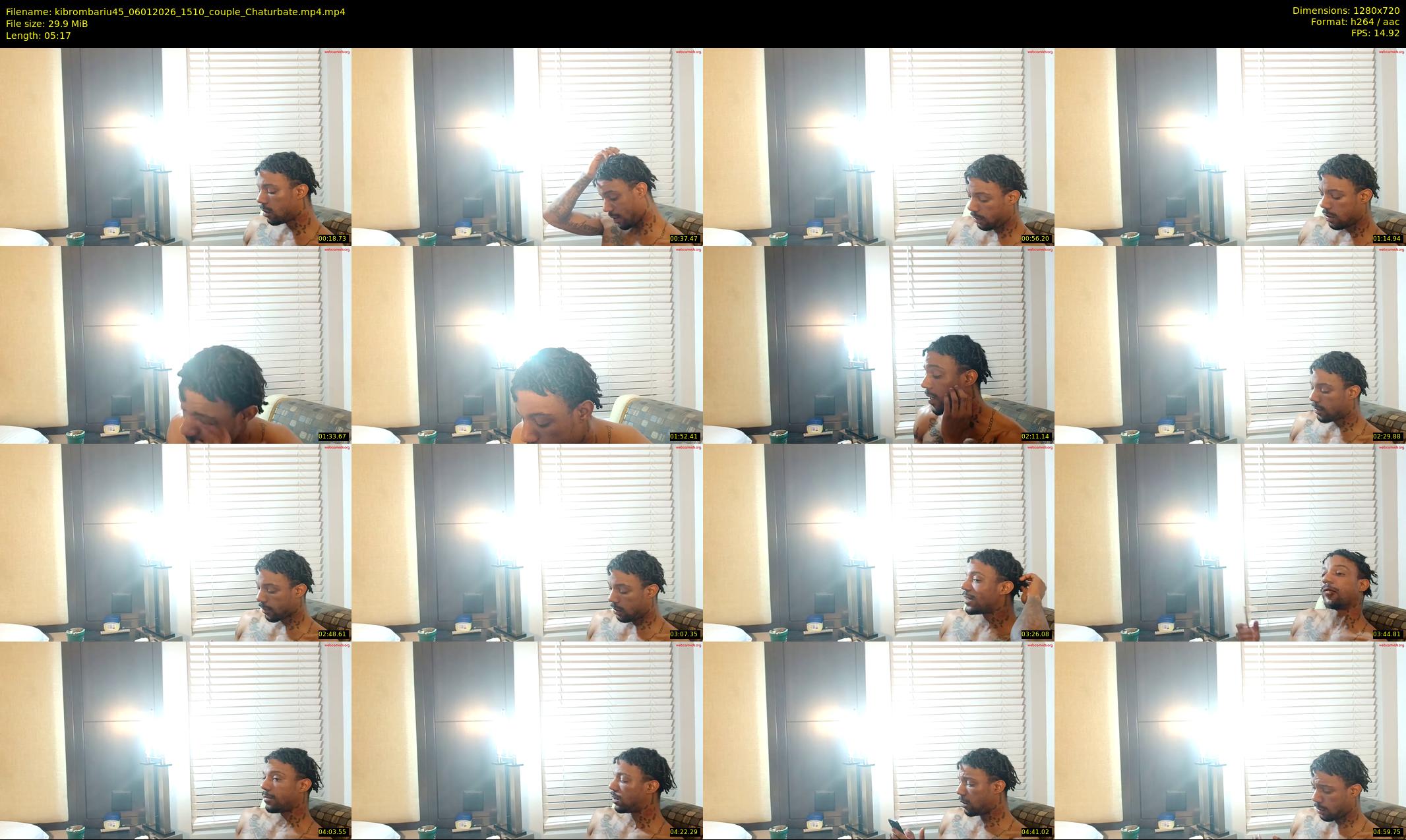 kibrombariu45 — 6 minute Chaturbate couple cam show recording, 720p, Jan 6, 2026