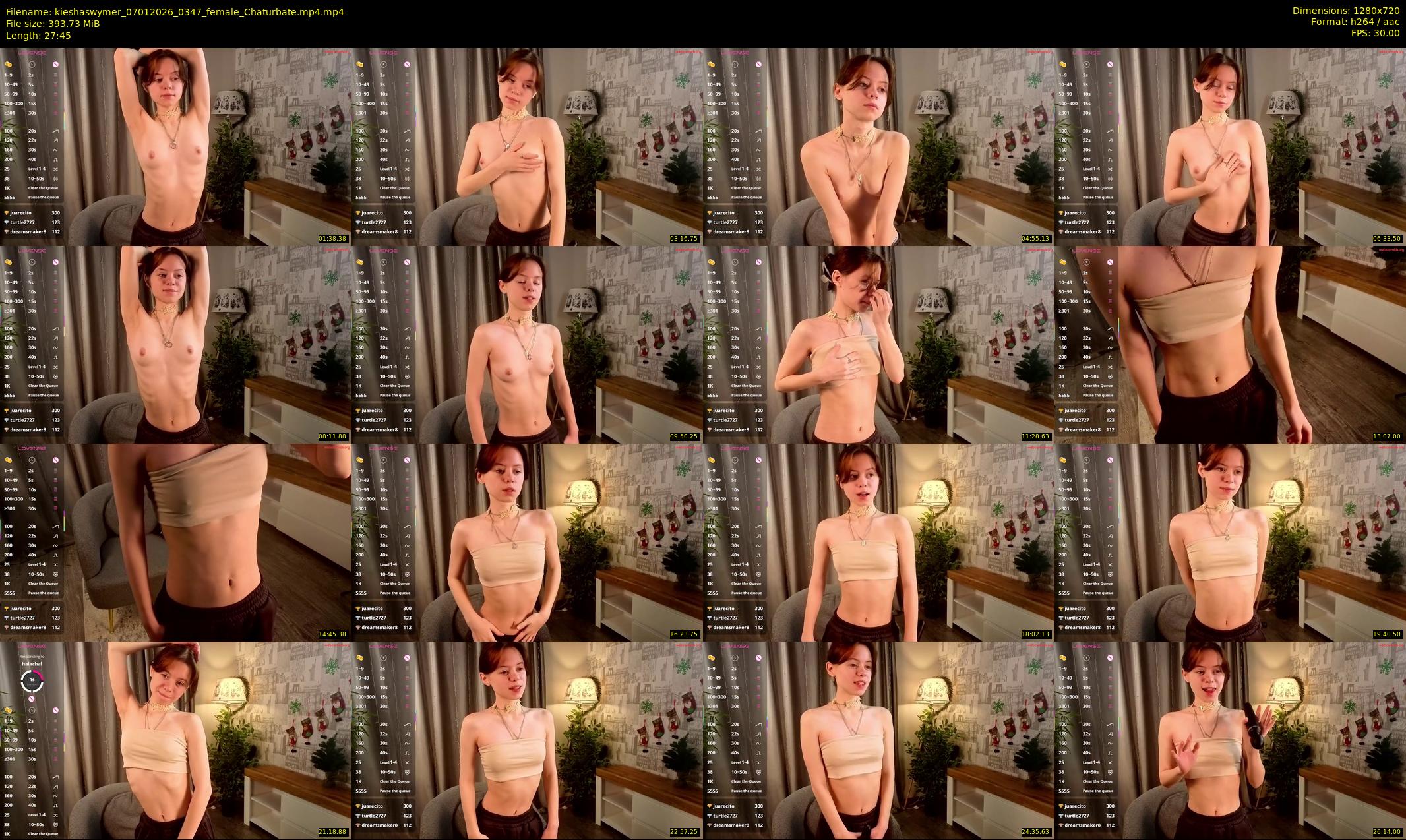 kieshaswymer — 28 minute Chaturbate female cam show recording, 720p, Jan 7, 2026