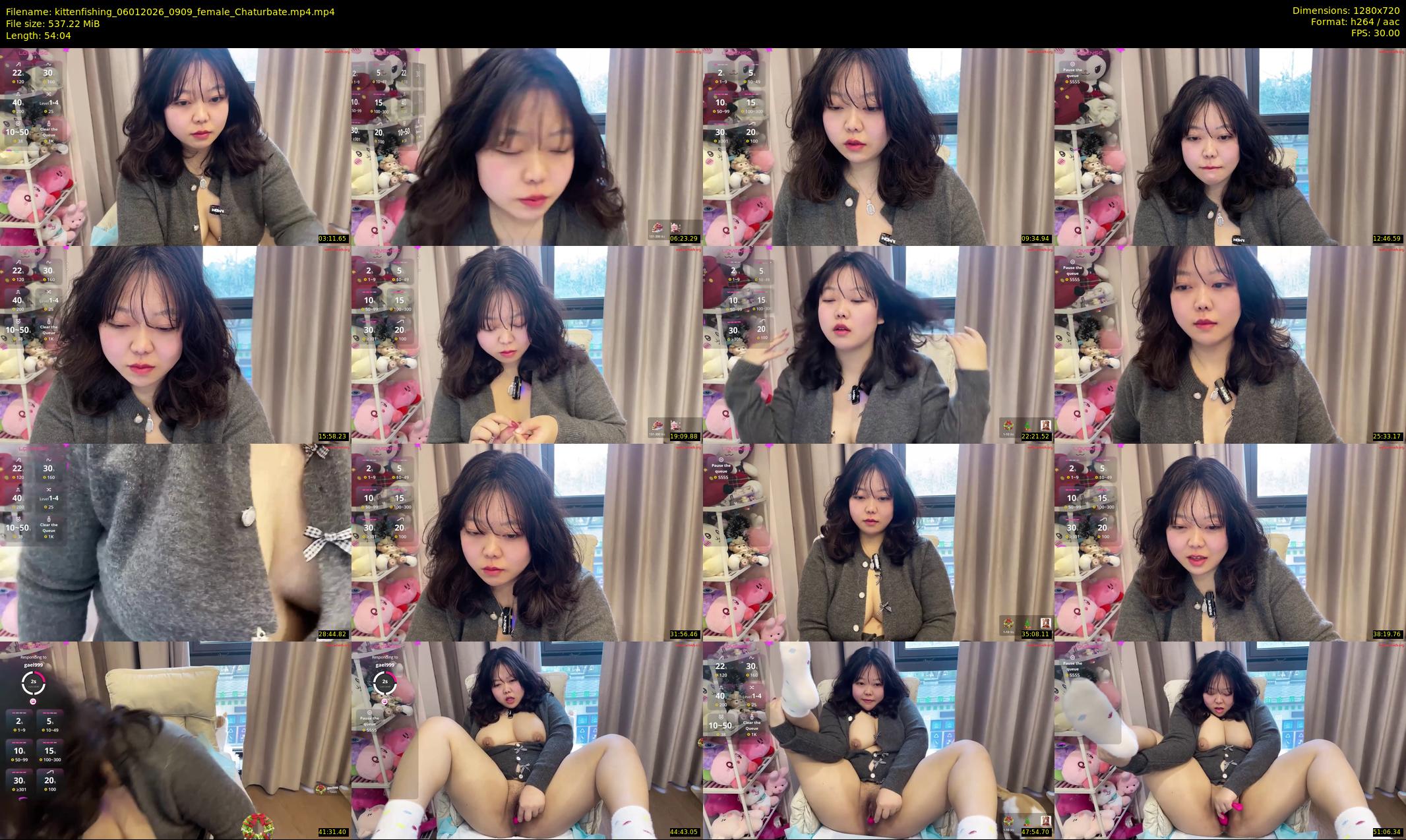 kittenfishing — 55 minute Chaturbate female cam show recording, 720p, Jan 6, 2026