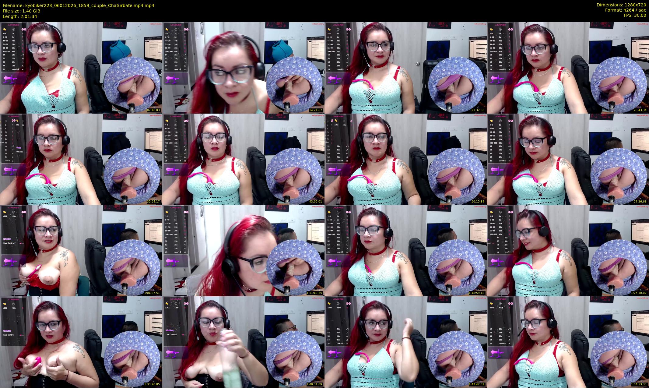 kyobiker223 — 122 minute Chaturbate couple cam show recording, 720p, Jan 6, 2026