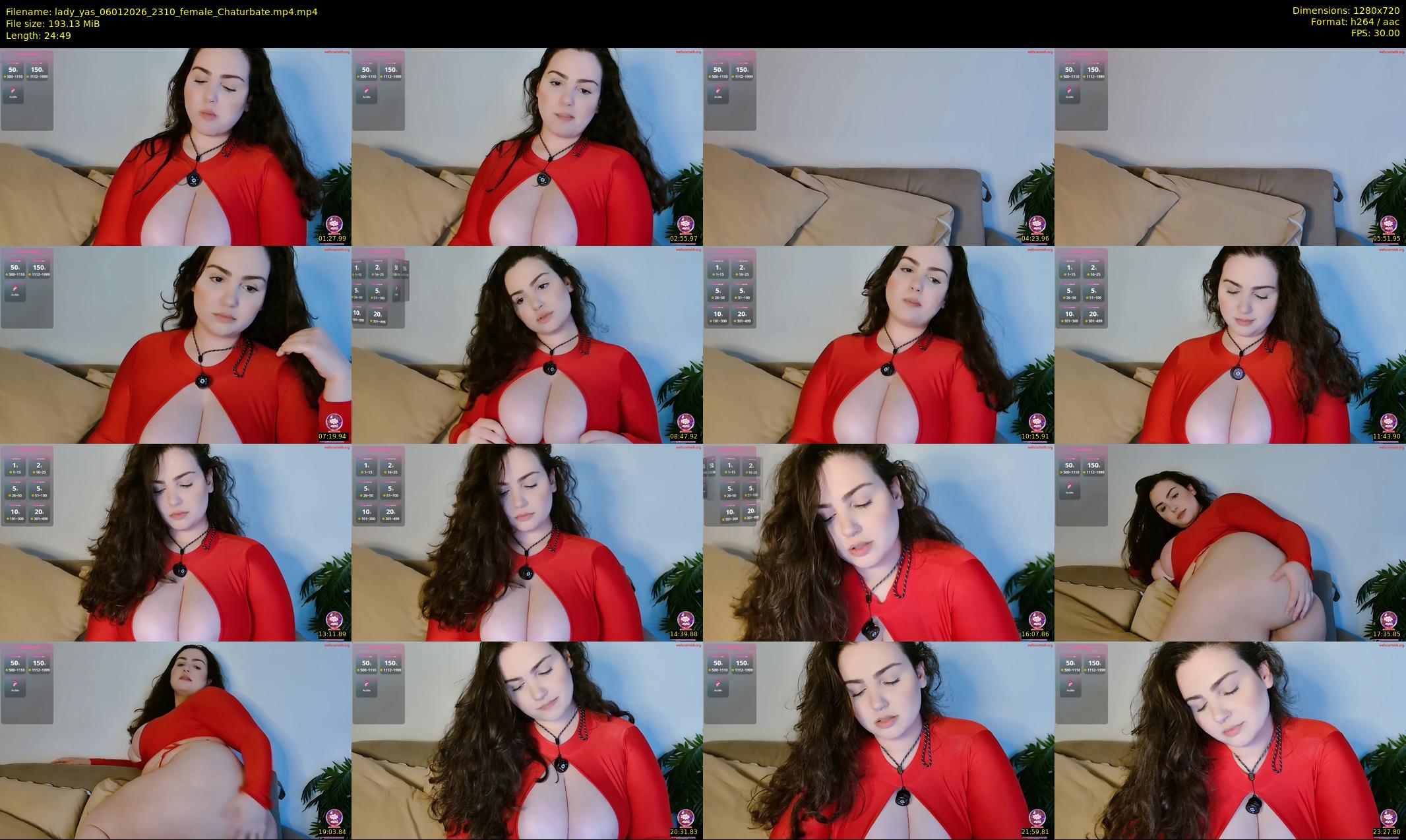lady_yas — 25 minute Chaturbate female cam show recording, 720p, Jan 6, 2026