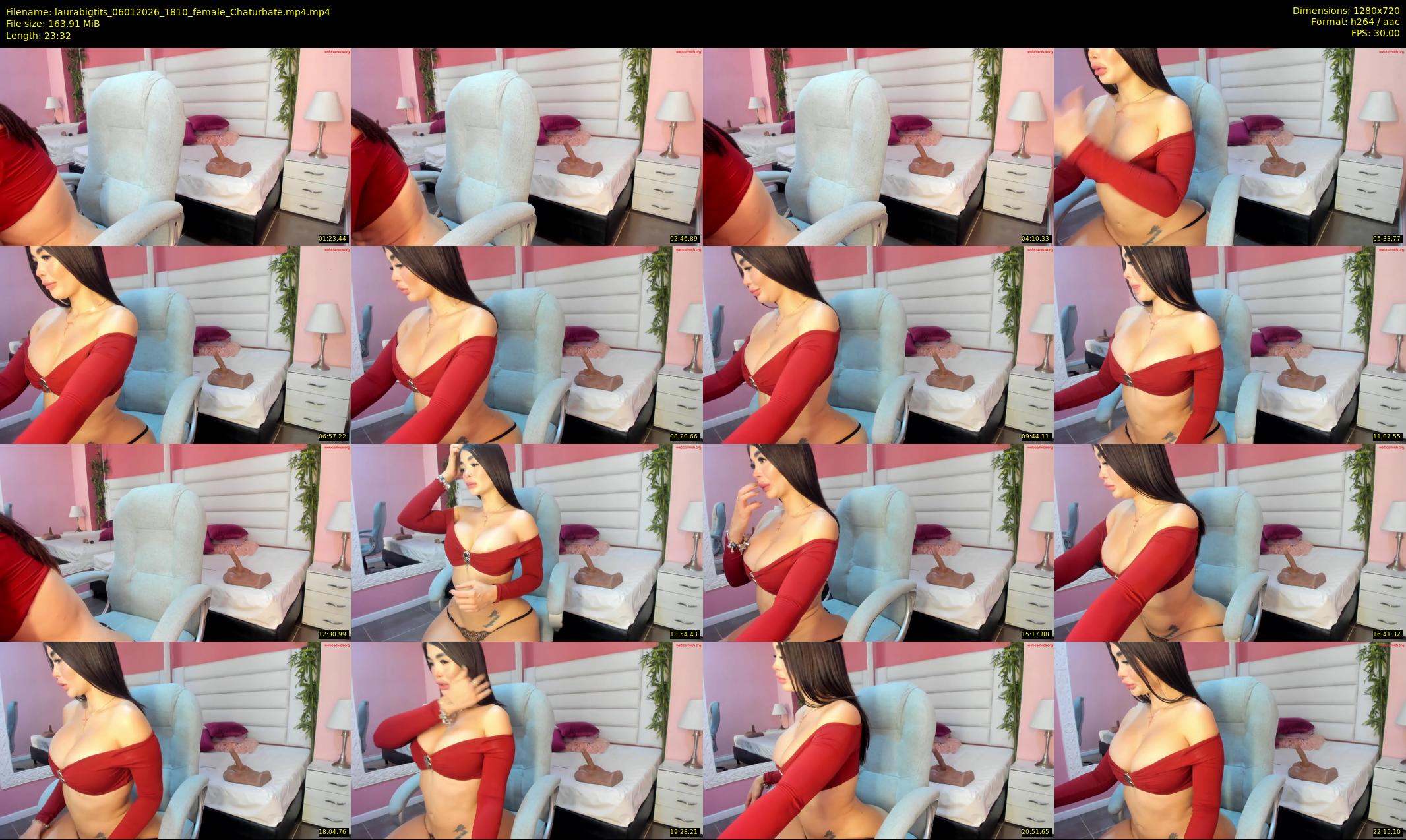 laurabigtits — 24 minute Chaturbate female cam show recording, 720p, Jan 6, 2026