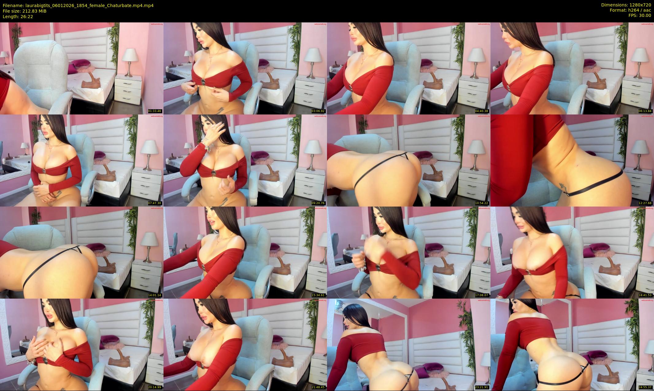 laurabigtits — 27 minute Chaturbate female cam show recording, 720p, Jan 6, 2026