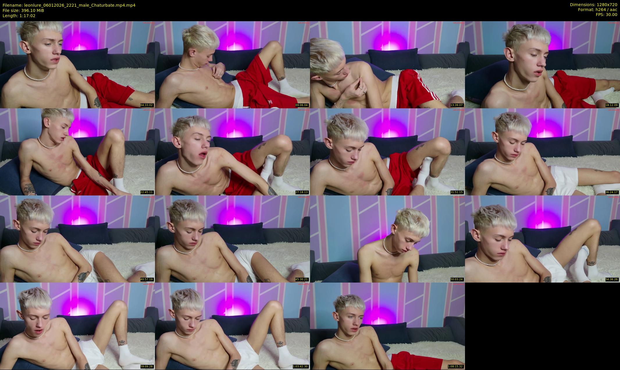 leonlure — 78 minute Chaturbate male cam show recording, 720p, Jan 6, 2026