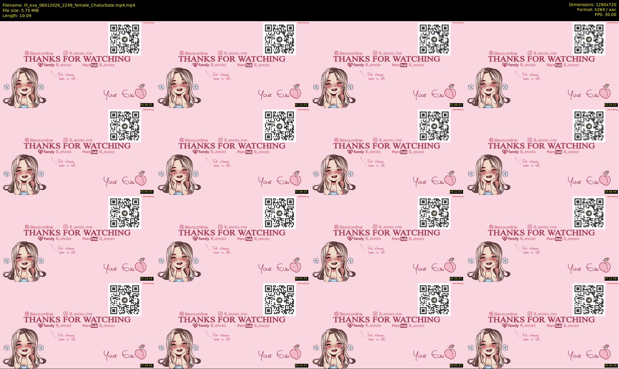 lil_eva — 11 minute Chaturbate female cam show recording, 720p, Jan 6, 2026
