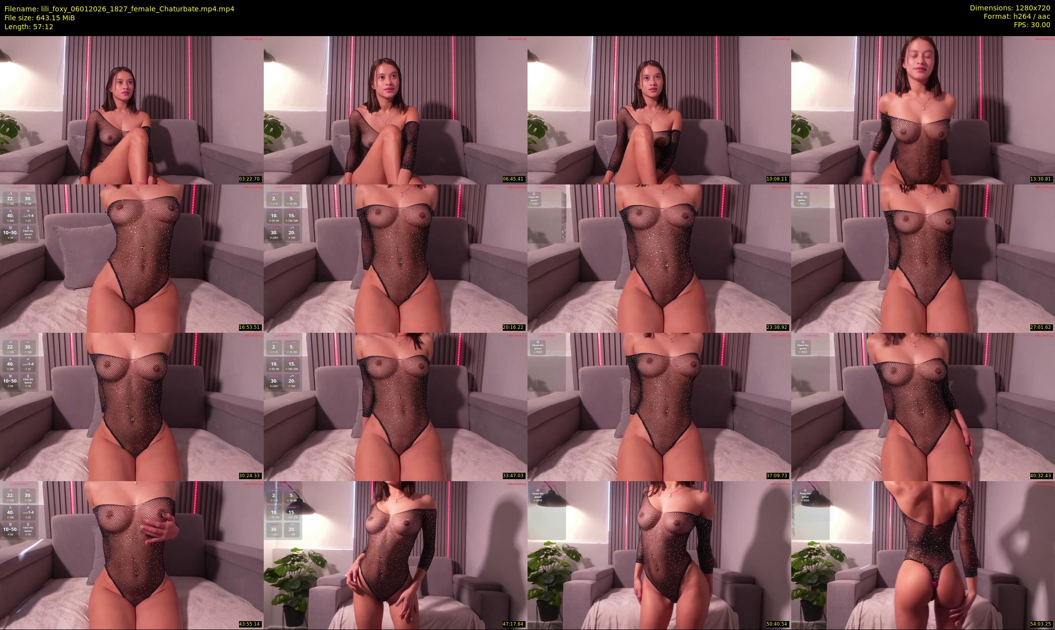 lili_foxy — 58 minute Chaturbate female cam show recording, 720p, Jan 6, 2026