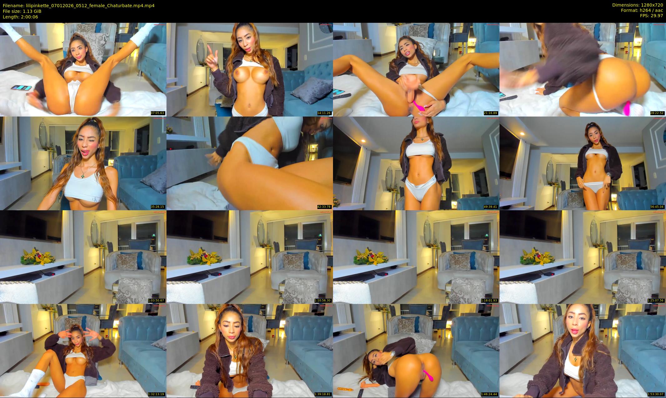 lilipinkette — 121 minute Chaturbate female cam show recording, 720p, Jan 7, 2026