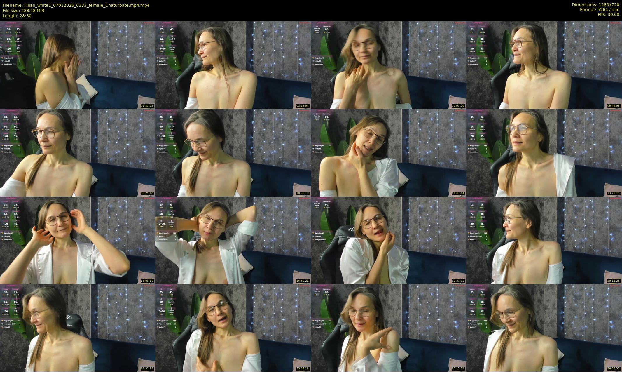 lillian_white1 — 29 minute Chaturbate female cam show recording, 720p, Jan 7, 2026